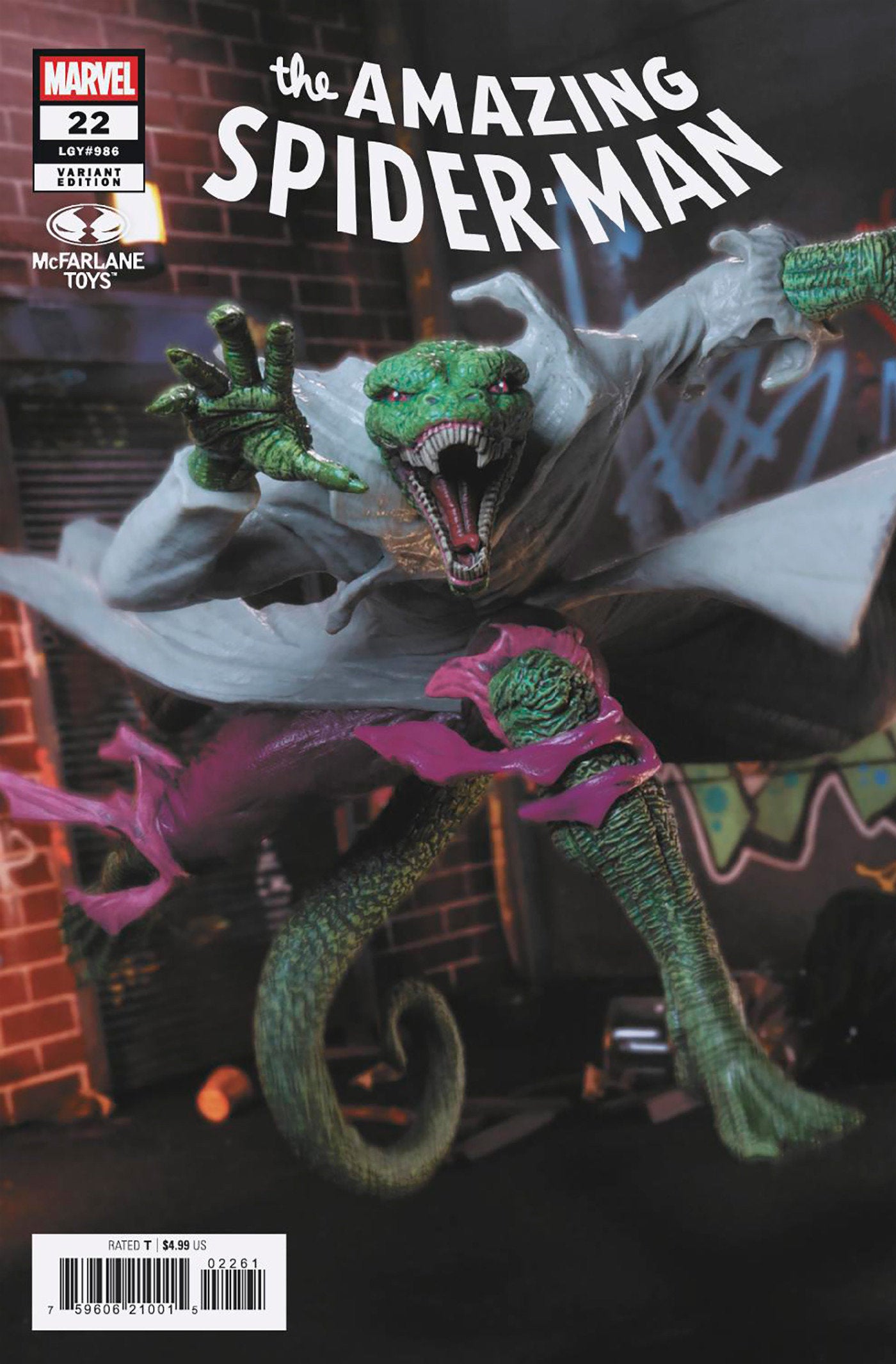 AMAZING SPIDER-MAN #22 MCFARLANE TOYS VAR (Backorder, Allow 4-5 Weeks)
