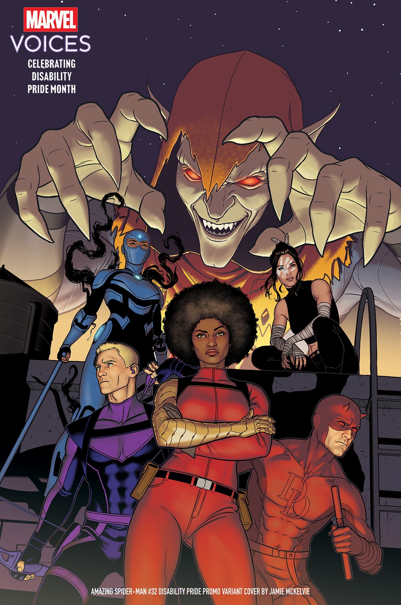 AMAZING SPIDER-MAN #32 JAMIE MCKELVIE DISABILITY PRIDE PROMO VAR (Backorder, Allow 4-5 Weeks)