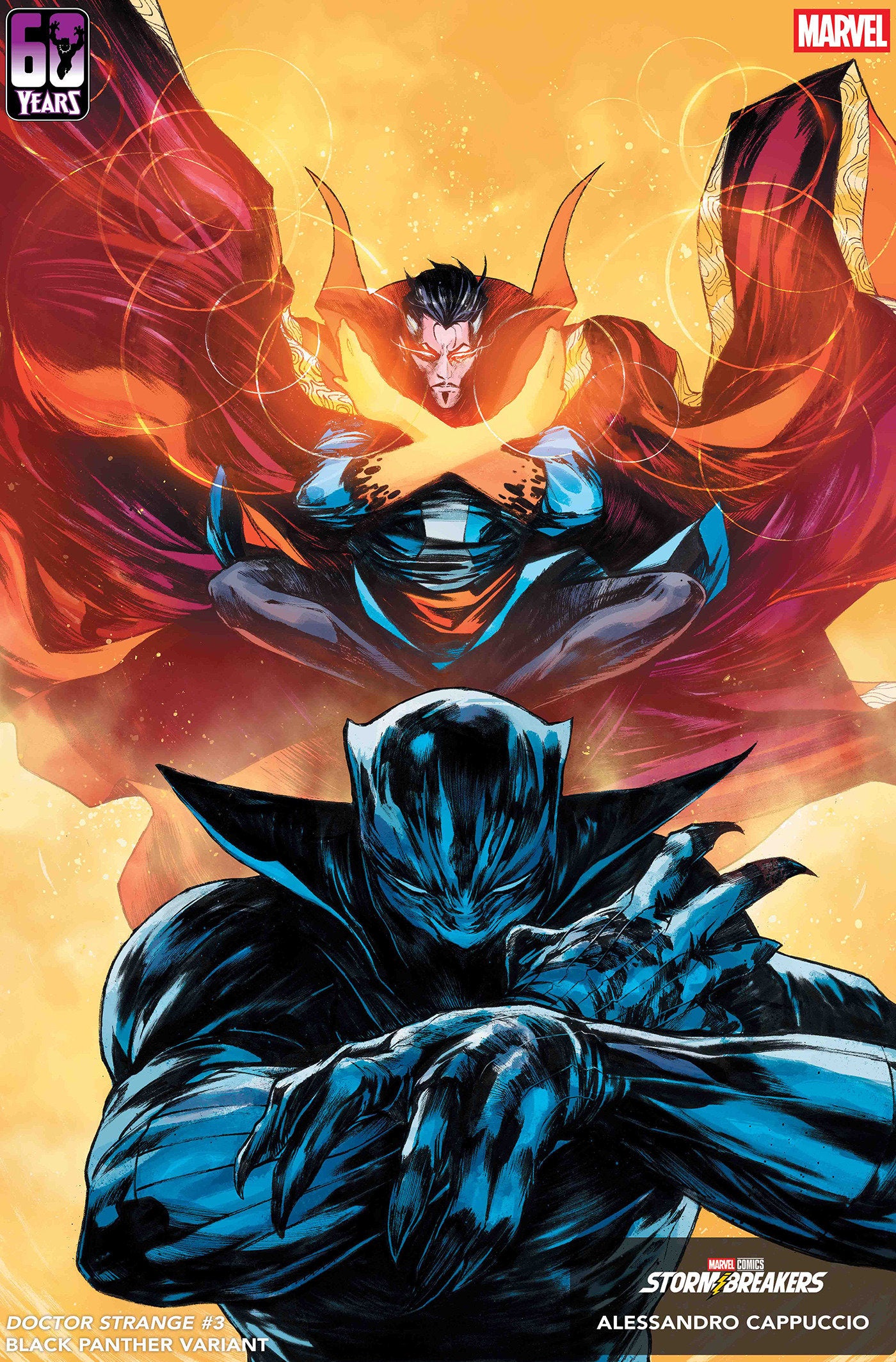 DOCTOR STRANGE #3 ALESSANDRO CAPPUCCIO BLACK PANTHER VAR (Backorder, Allow 4-5 Weeks)