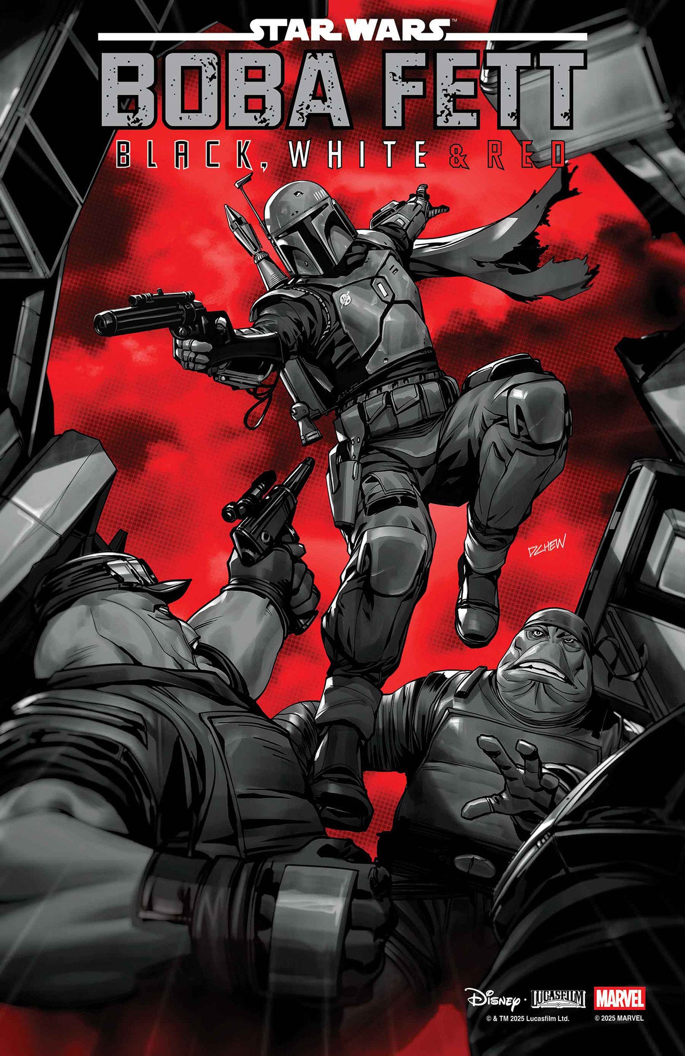 STAR WARS: BOBA FETT - BLACK, WHITE & RED #2 (Backorder, Allow 4-5 Weeks)