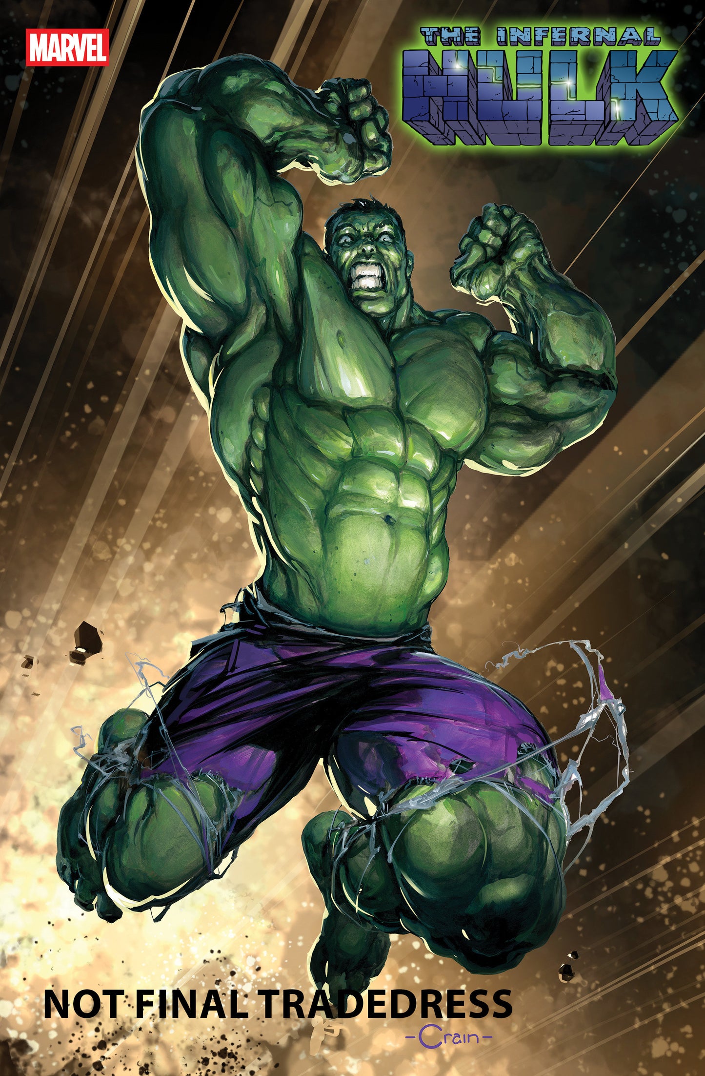 INFERNAL HULK #3 CLAYTON CRAIN VAR (28 Jan Release)