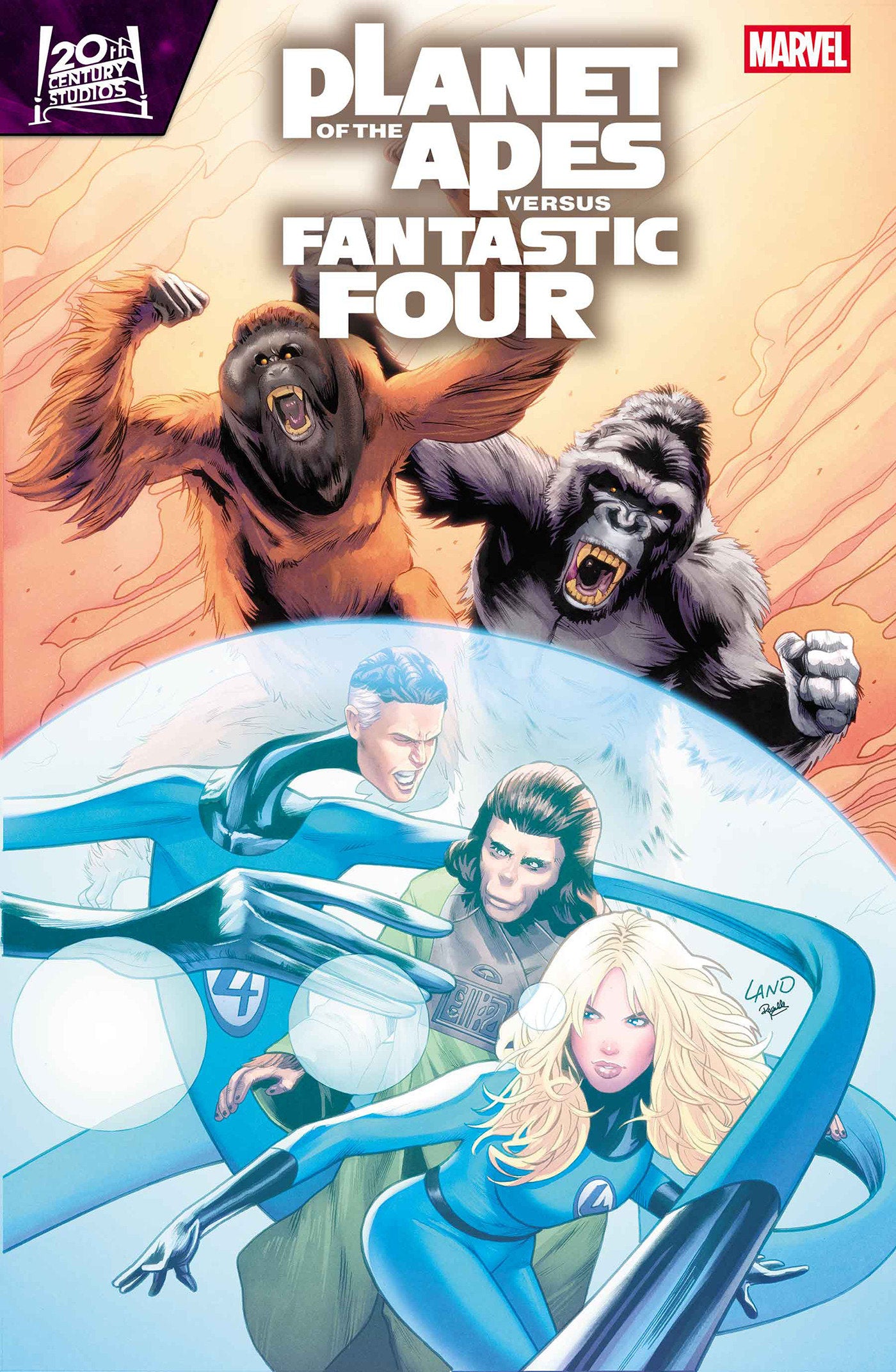 PLANET OF THE APES VS. FANTASTIC FOUR #3 (Backorder, Allow 4-5 Weeks)