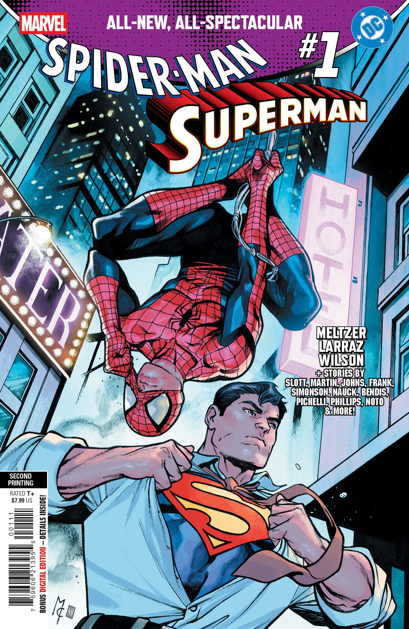 MARVEL/DC: SPIDER-MAN/SUPERMAN #1 MARTIN COCCOLO 2ND PTG VAR (Backorder, Allow 4-5 Weeks)