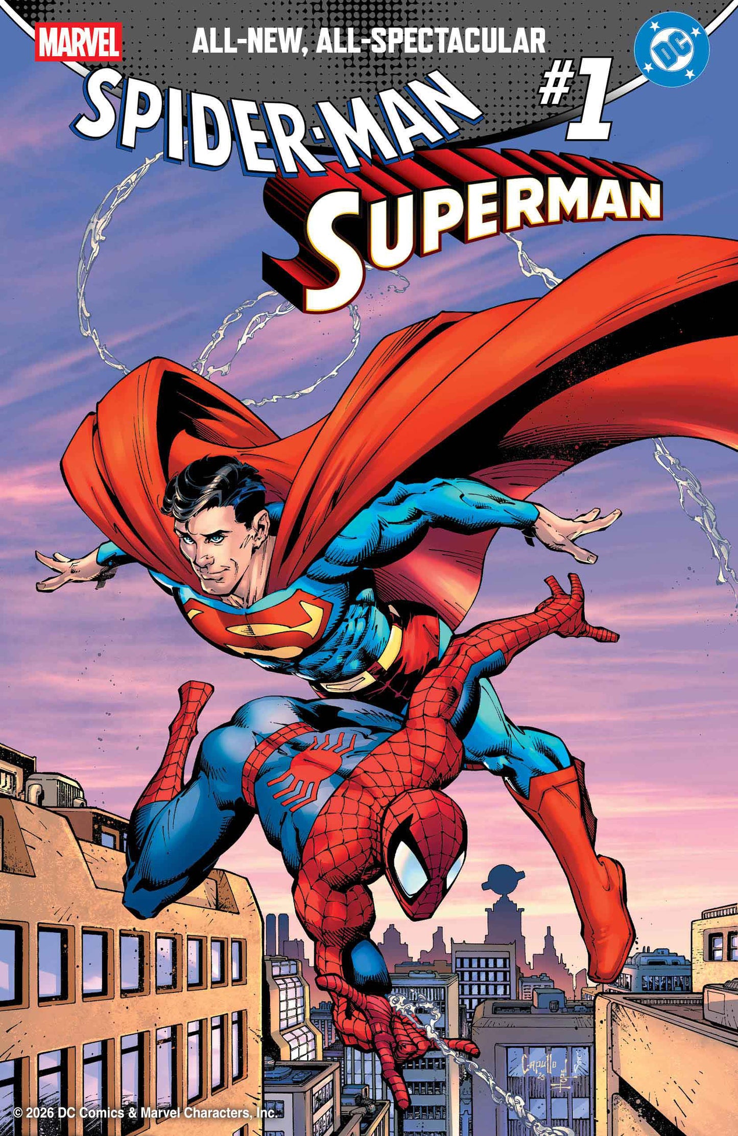 MARVEL/DC: SPIDER-MAN/SUPERMAN #1 GREG CAPULLO VAR (22 Apr Release)
