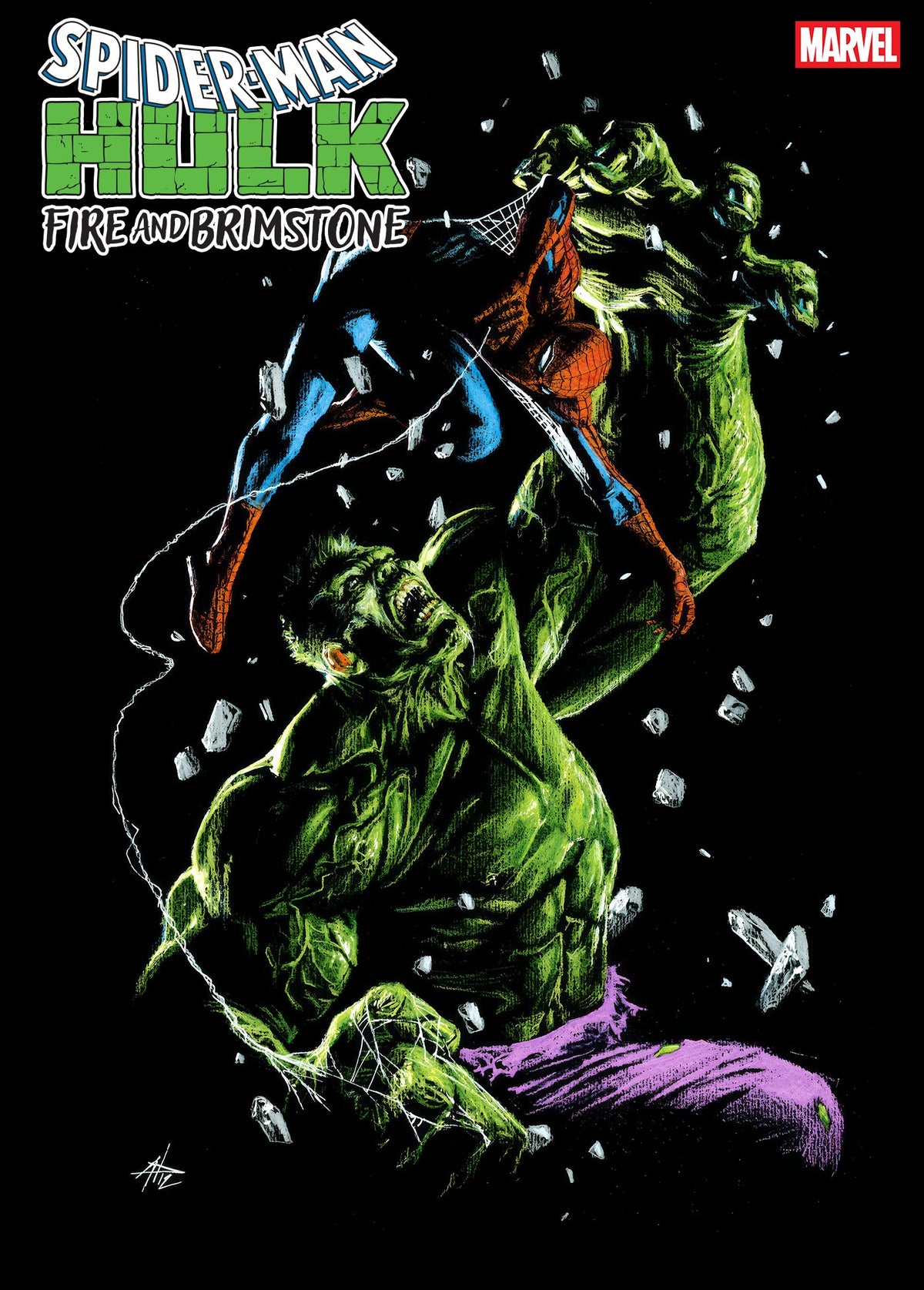 SPIDER-MAN/HULK: FIRE AND BRIMSTONE #3 GABRIELE DELL'OTTO VAR | MARVEL | Comicbookeroo