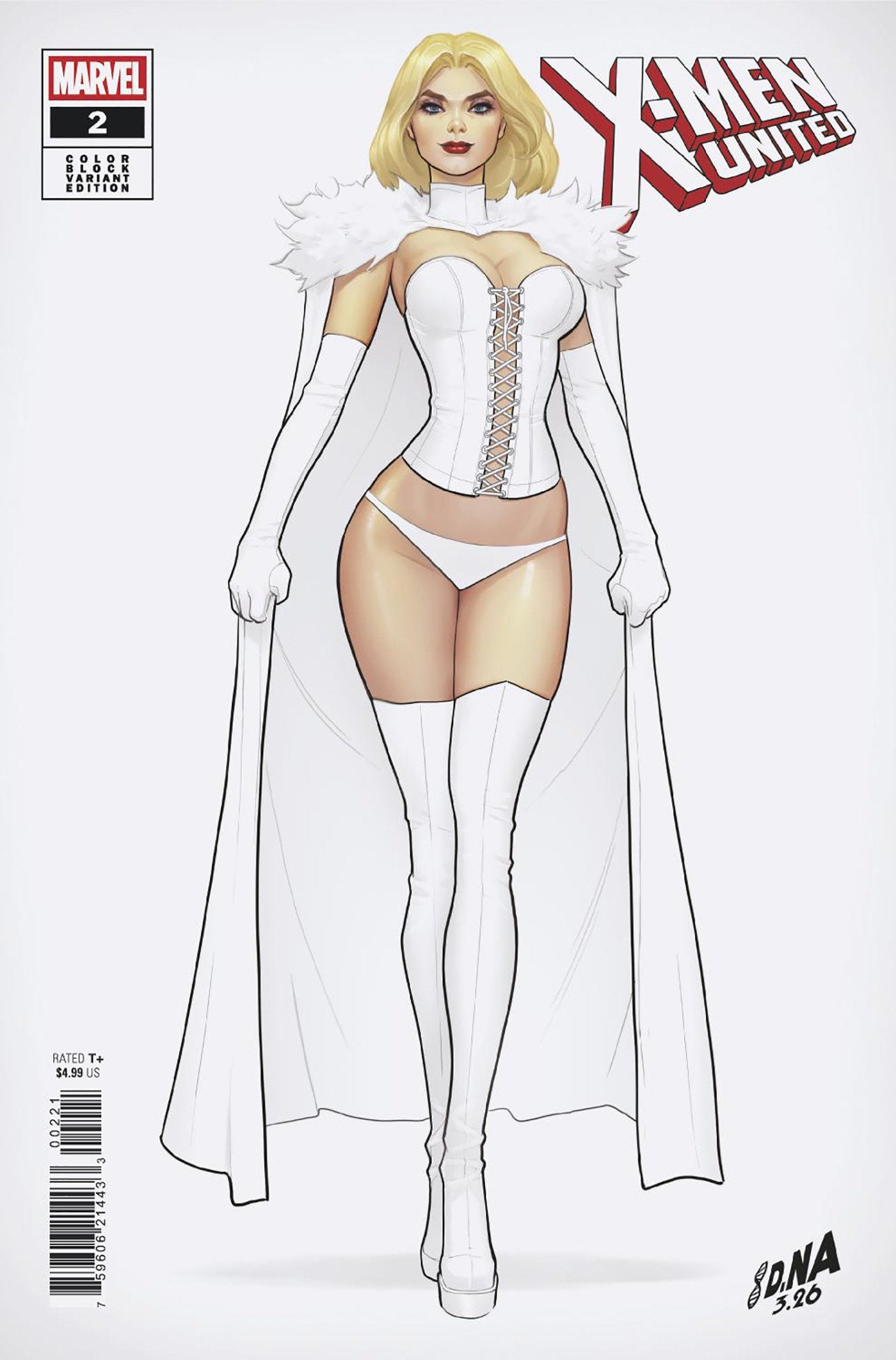 X-MEN UNITED #2 DAVID NAKAYAMA COLOR BLOCK WHITE VAR (Backorder, Allow 4-5 Weeks)