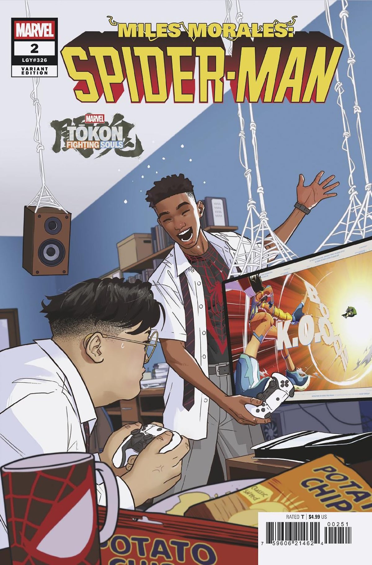 MILES MORALES: SPIDER-MAN #2 NICO LEON TOKON: FIGHTING SOULS BATTLE VAR | MARVEL | Comicbookeroo