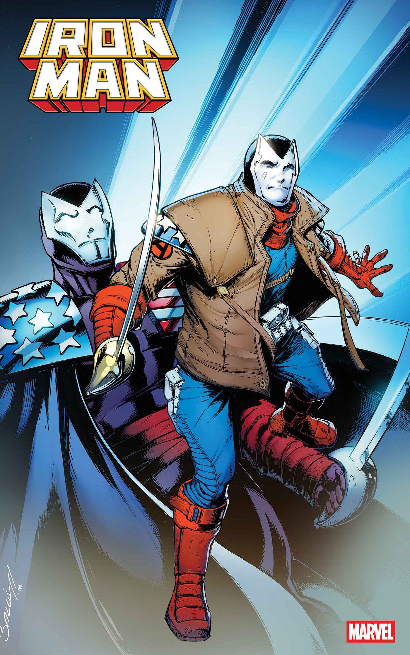 IRON MAN #4 MARK BAGLEY CITIZEN V VAR (Backorder, Allow 4-5 Weeks)