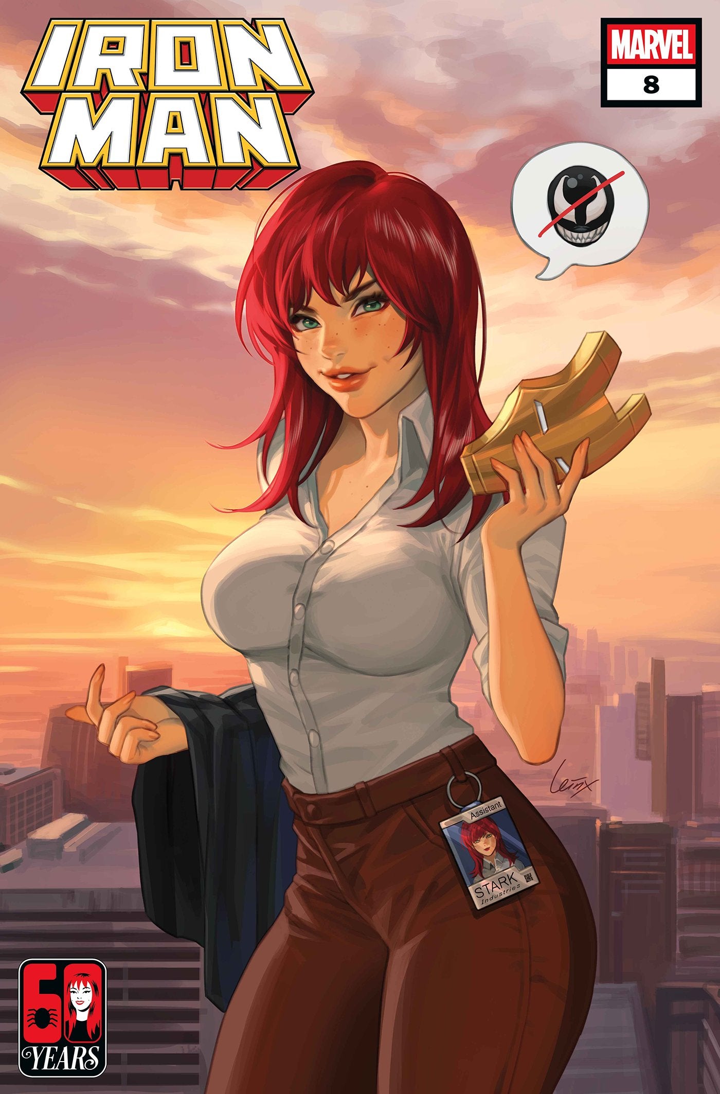 IRON MAN #8 LEIRIX MARY JANE WATSON VAR (05 Aug Release)