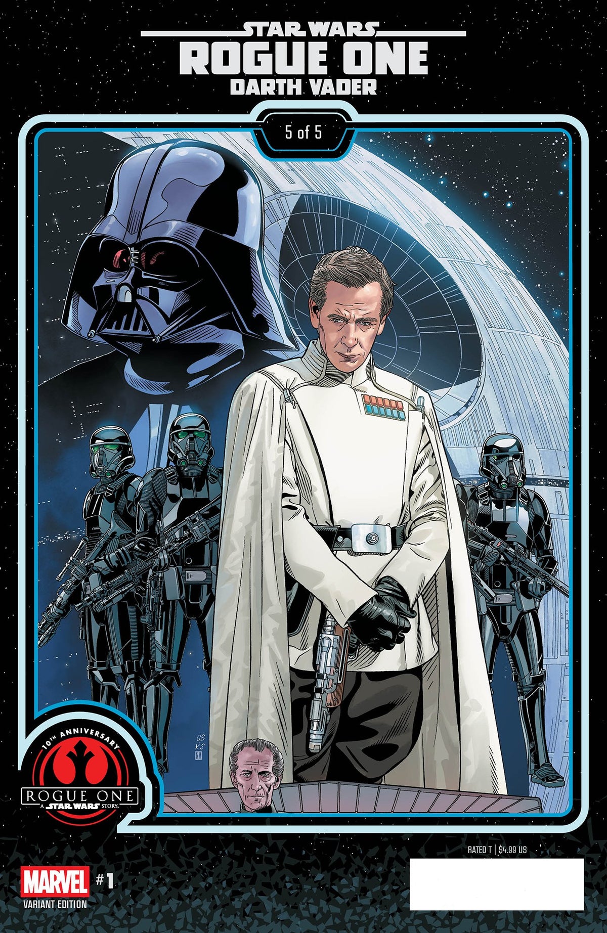 STAR WARS: ROGUE ONE - DARTH VADER #1 CHRIS SPROUSE ROGUE ONE 10TH ANNIVERSARY VAR | MARVEL | Comicbookeroo