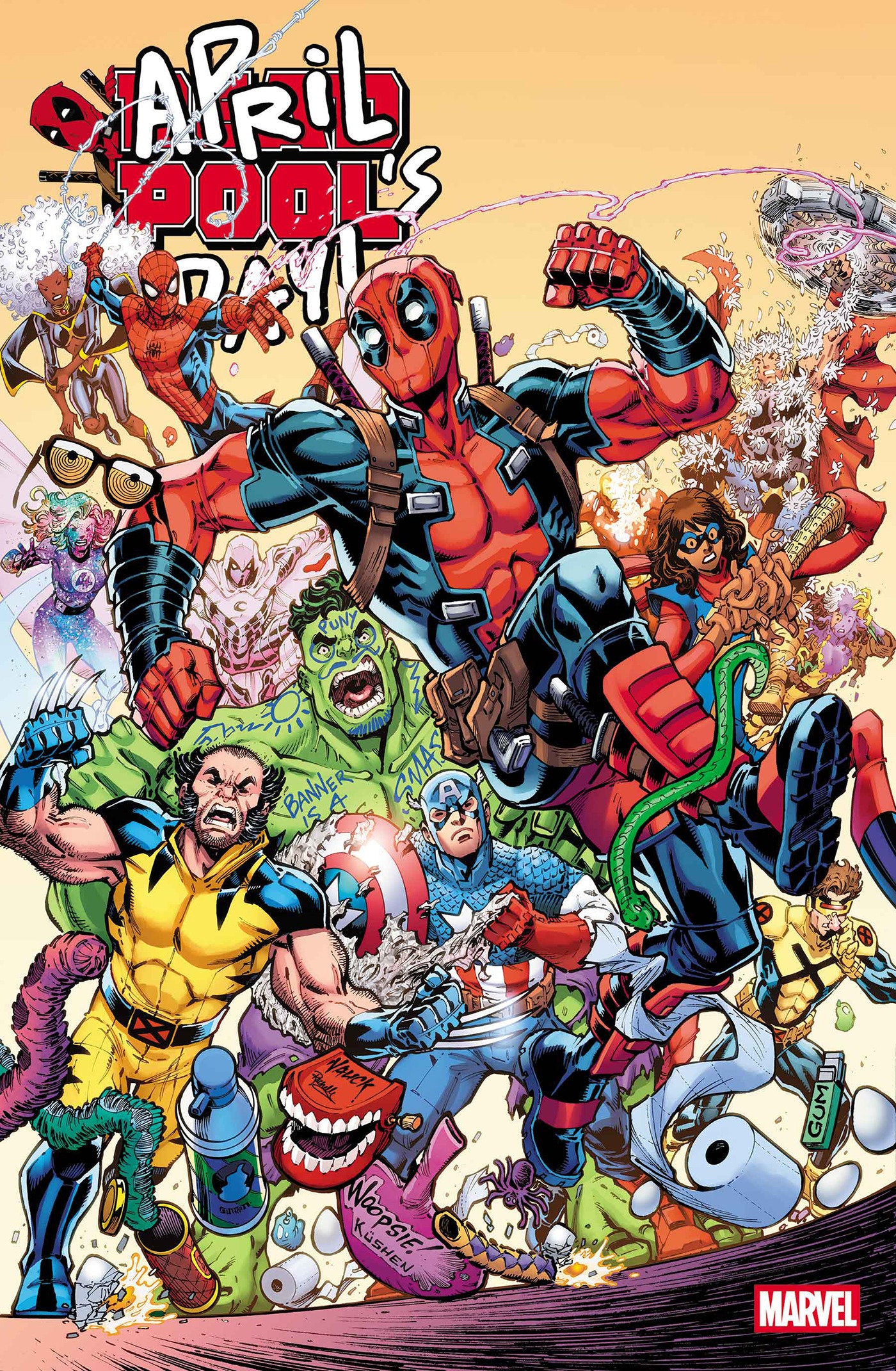 DEADPOOL: APRIL POOL'S DAY #1 TODD NAUCK VAR (Backorder, Allow 4-5 Weeks)