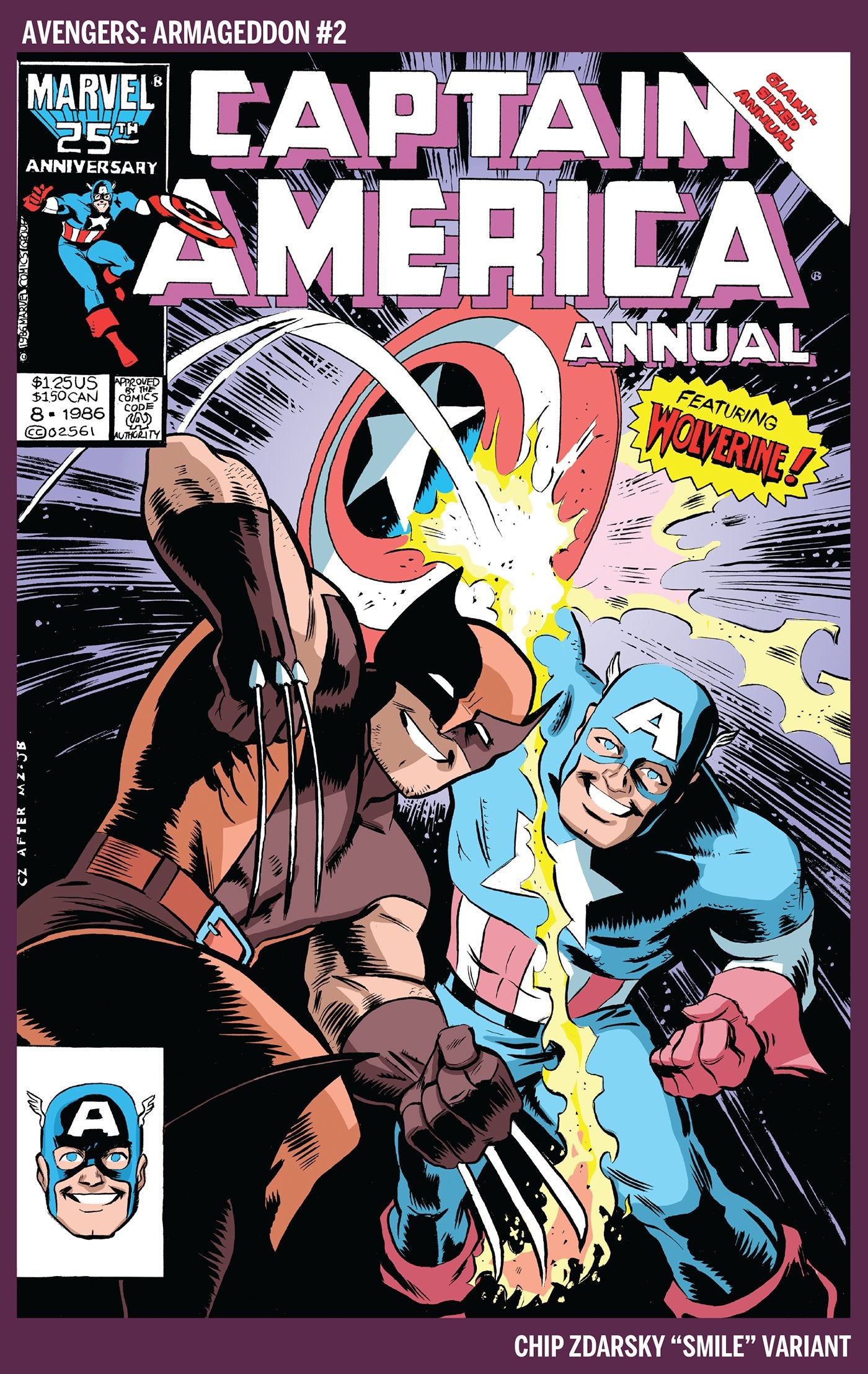 AVENGERS: ARMAGEDDON #2 CHIP ZDARSKY SMILE VAR