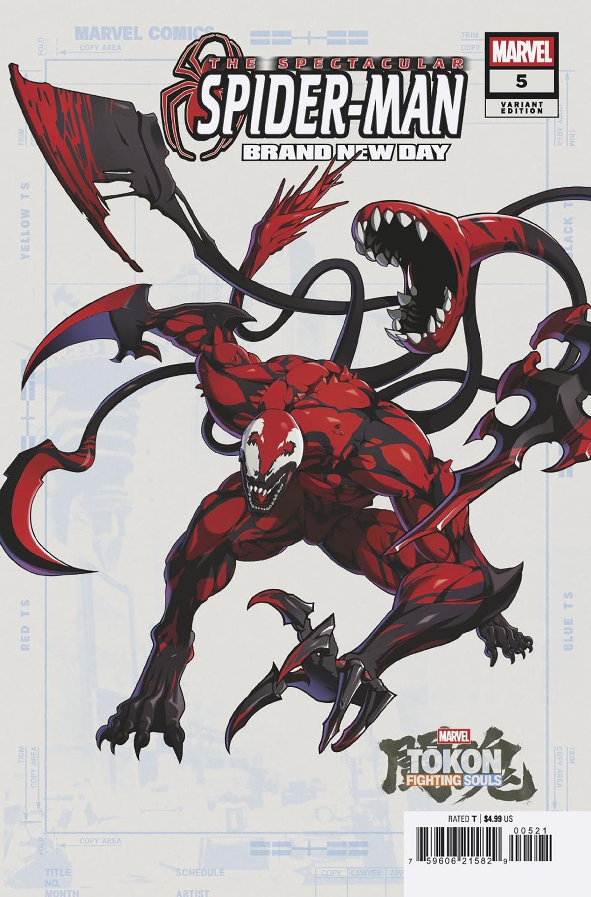 SPECTACULAR SPIDER-MAN: BRAND NEW DAY #5 MARVEL TOKON: FIGHTING SOULS VAR | MARVEL | Comicbookeroo