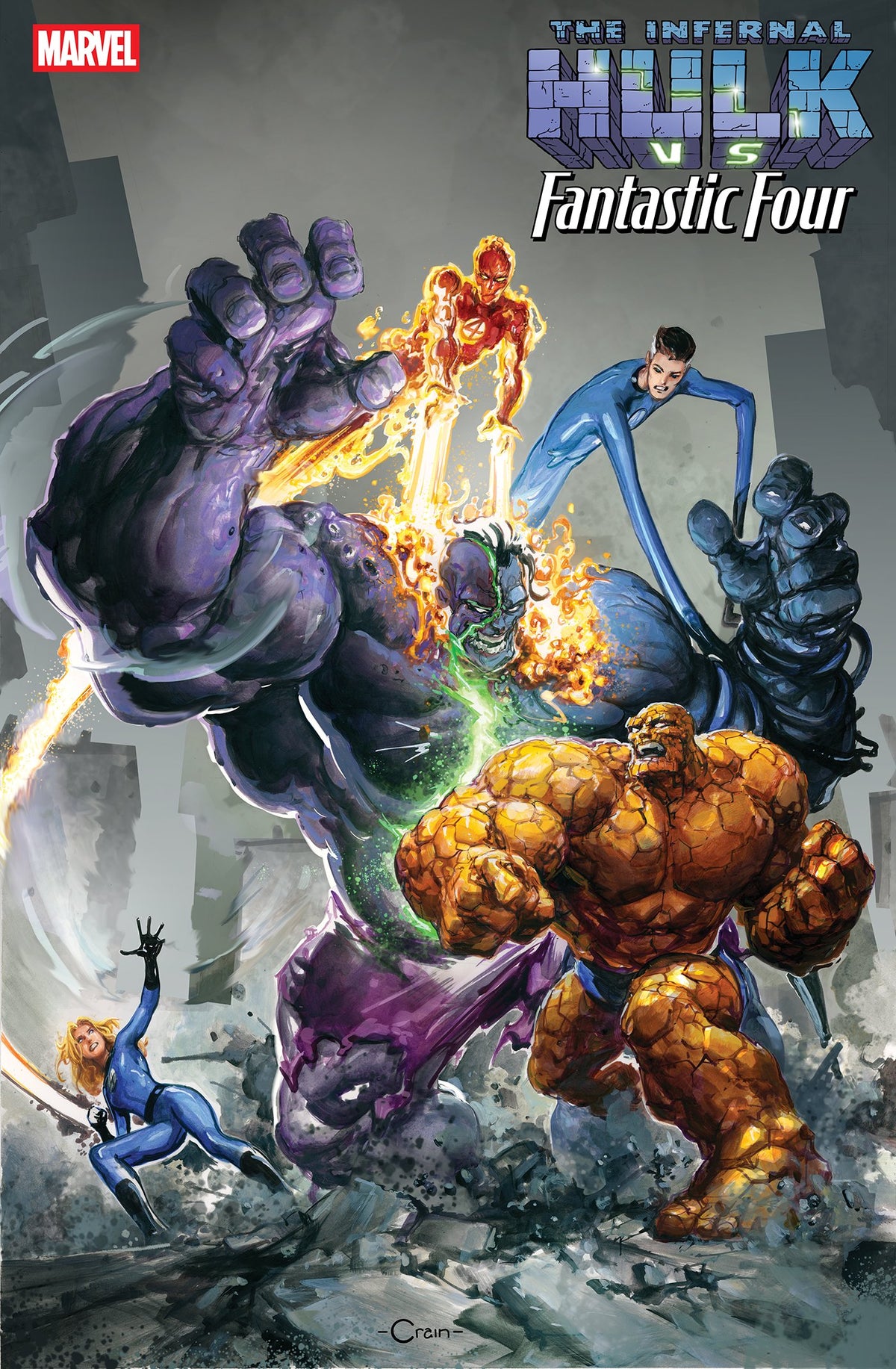 INFERNAL HULK VS. FANTASTIC FOUR #1 SKOTTIE YOUNG VAR | MARVEL | Comicbookeroo