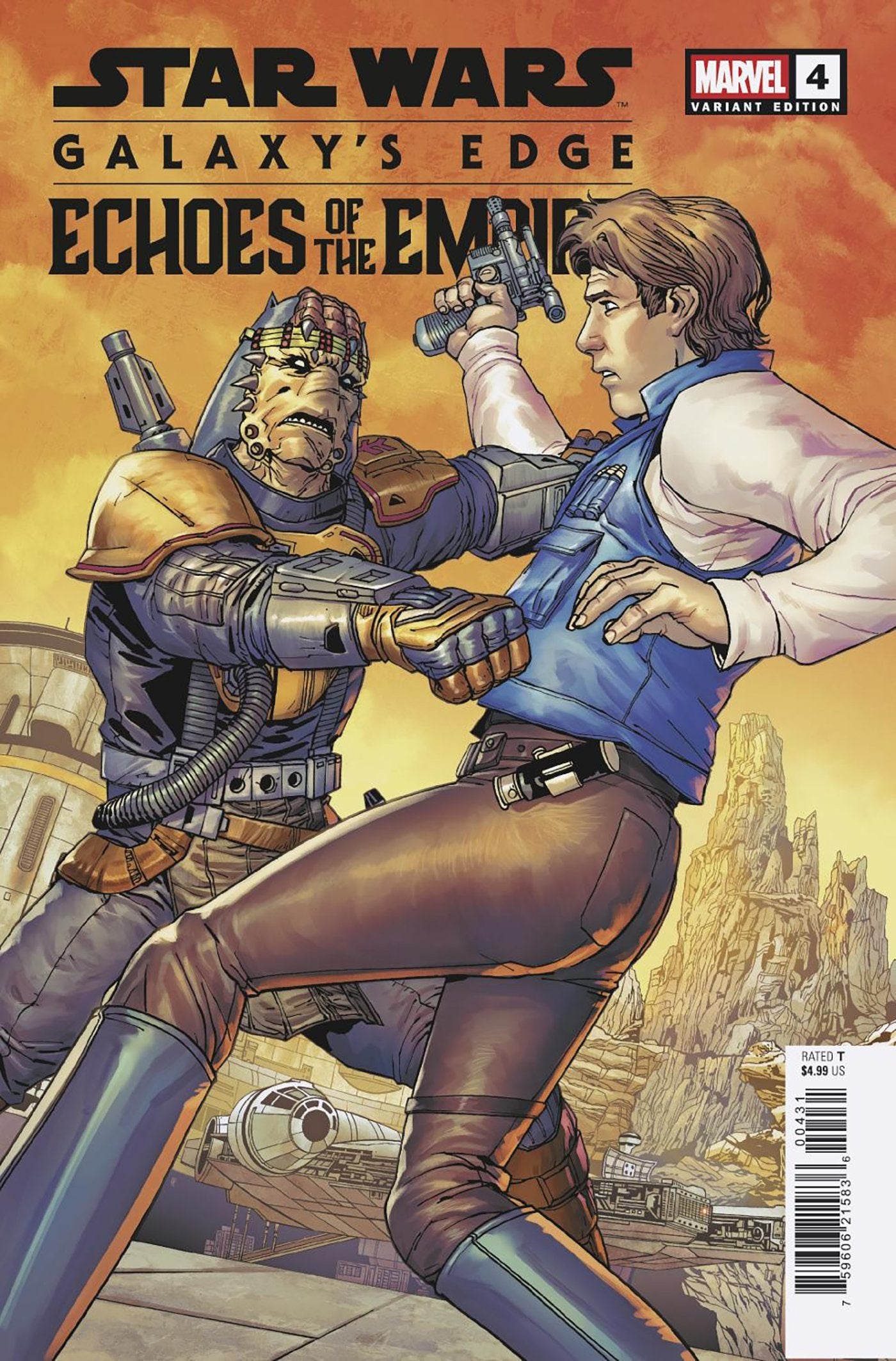 STAR WARS: GALAXY'S EDGE - ECHOES OF THE EMPIRE #4 GIUSEPPE CAMUNCOLI VAR