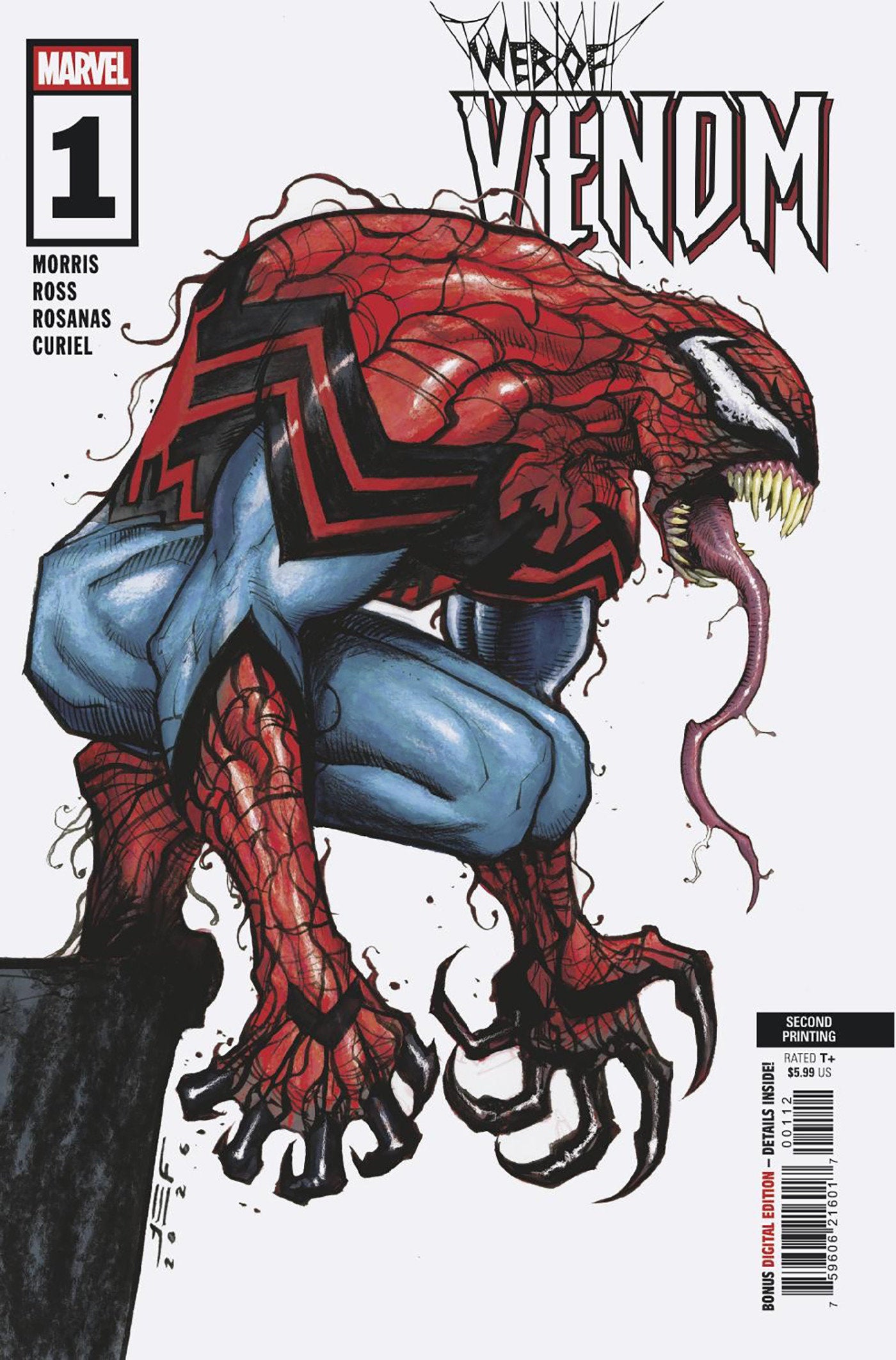 WEB OF VENOM #1 JUAN FERREYRA 2ND PTG VAR (Backorder, Allow 4-5 Weeks)