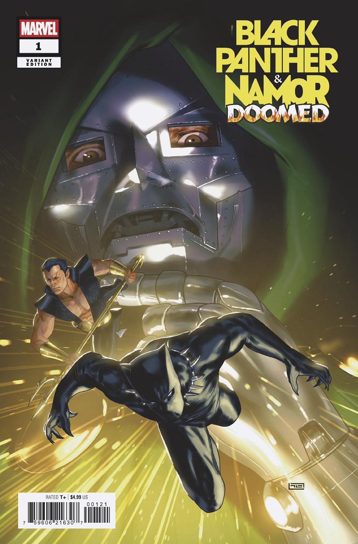 BLACK PANTHER/NAMOR: DOOMED #1 TAURIN CLARKE VAR | MARVEL | Comicbookeroo