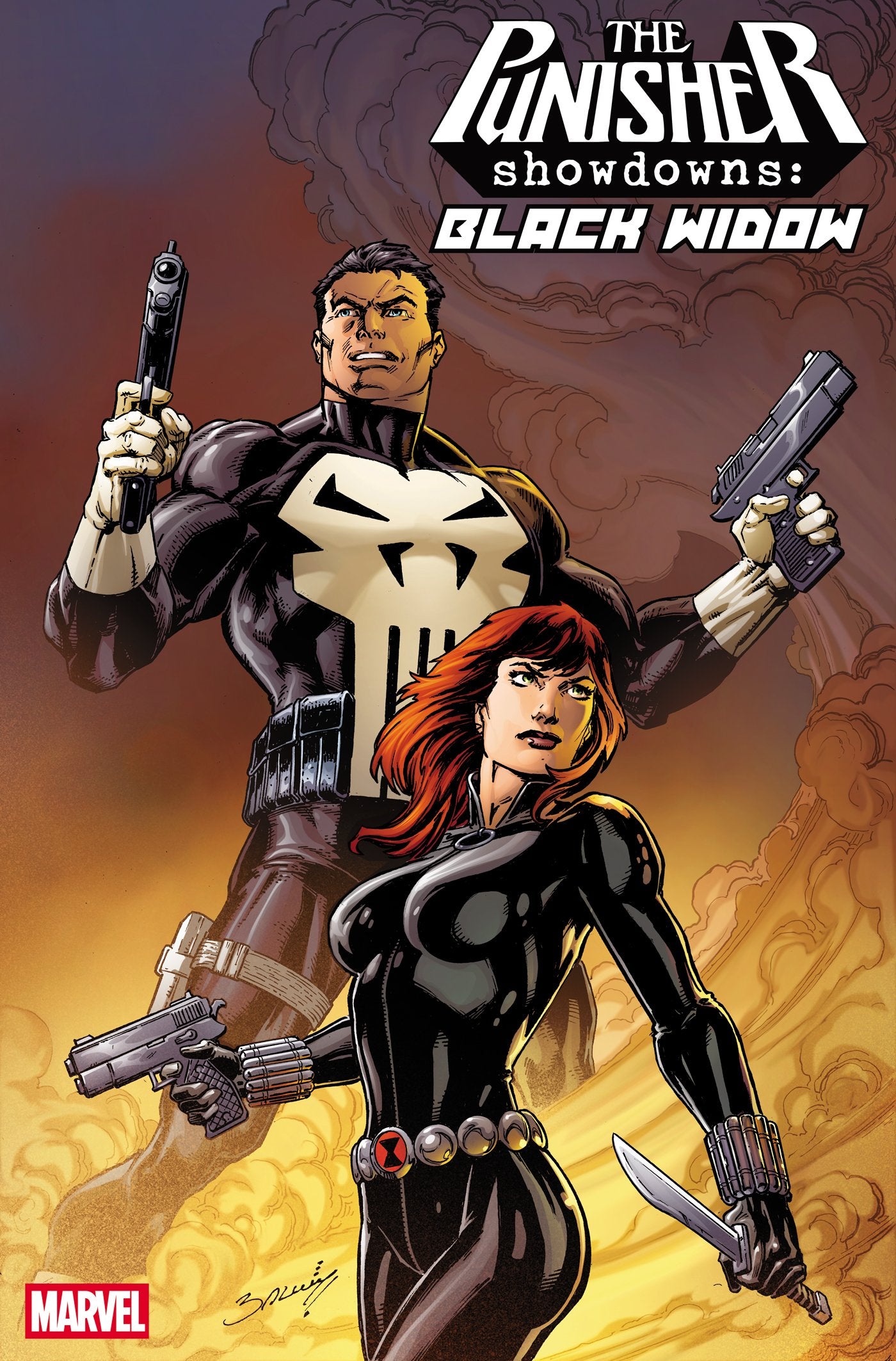 PUNISHER SHOWDOWNS: BLACK WIDOW #1 MARK BAGLEY VAR