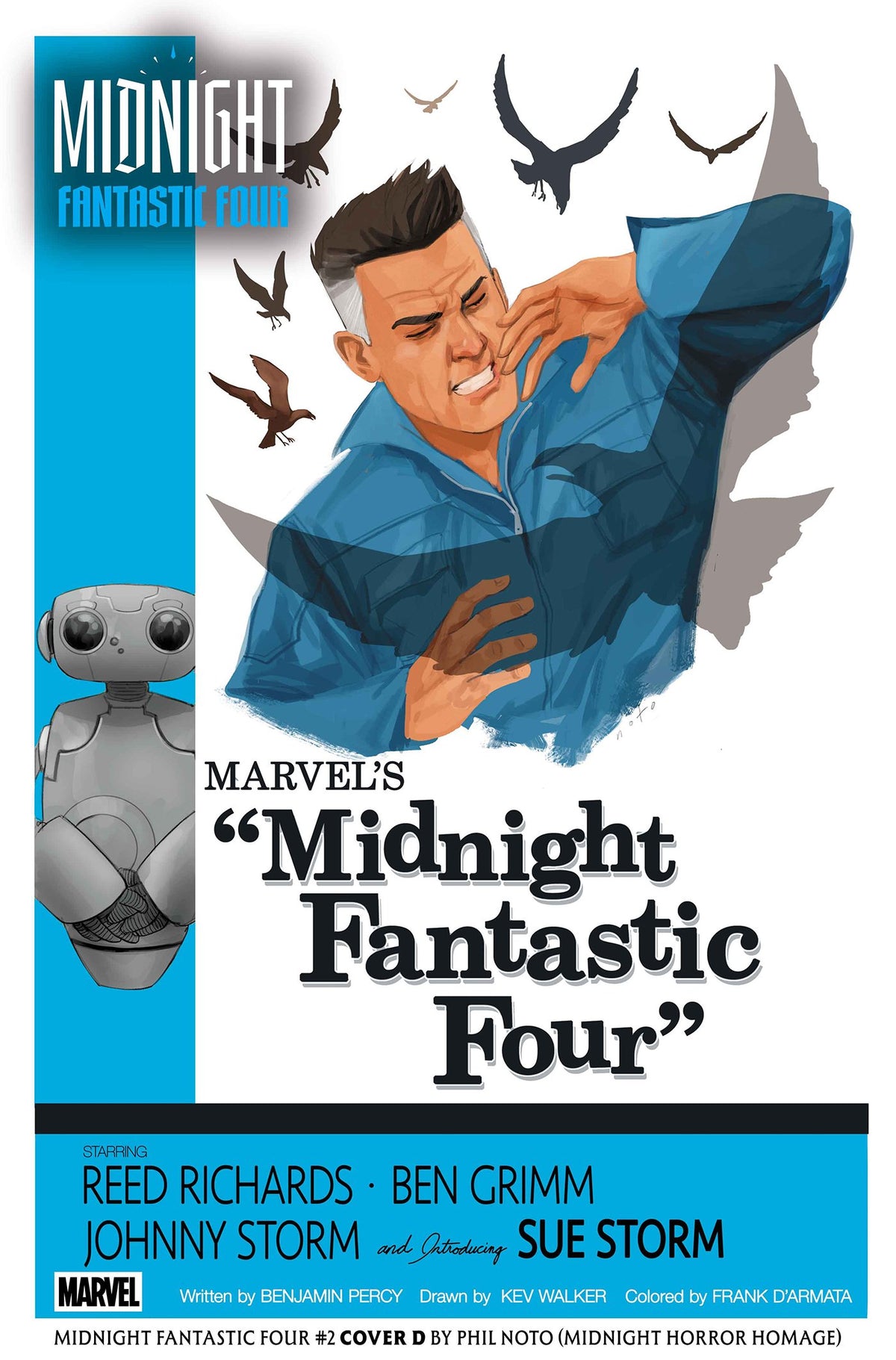 MIDNIGHT FANTASTIC FOUR #2 COVER D PHIL NOTO MIDNIGHT HORROR HOMAGE VAR | MARVEL | Comicbookeroo