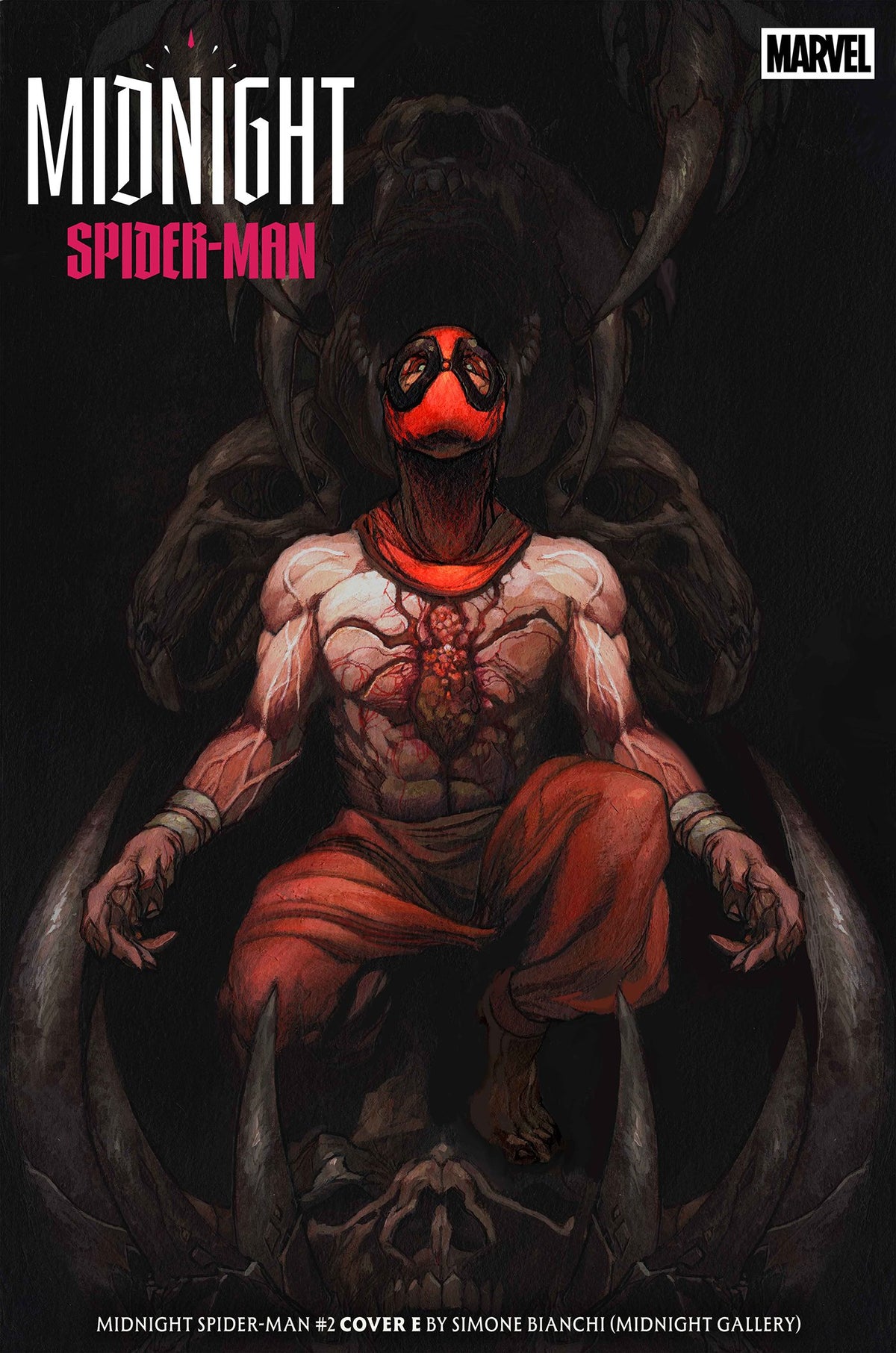 MIDNIGHT SPIDER-MAN #2 INCV 1:25 COVER E SIMONE BIANCHI MIDNIGHT GALLERY VAR | MARVEL | Comicbookeroo