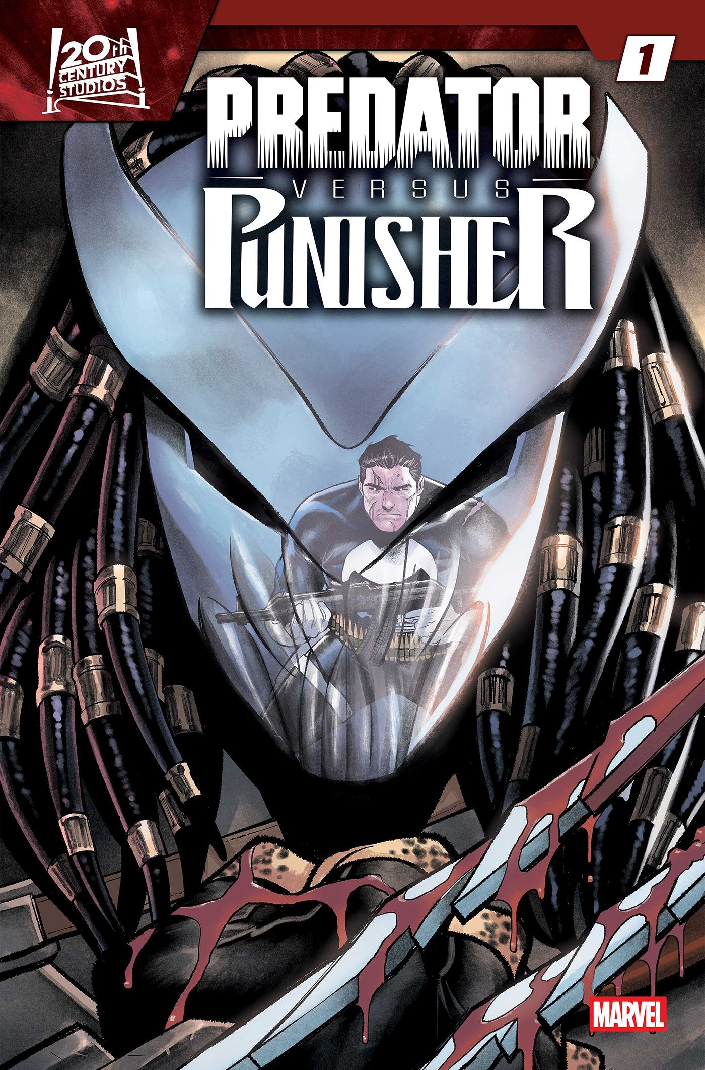 PREDATOR VS. PUNISHER #1 COVER G MARTIN COCCOLO FOIL VAR | MARVEL | Comicbookeroo