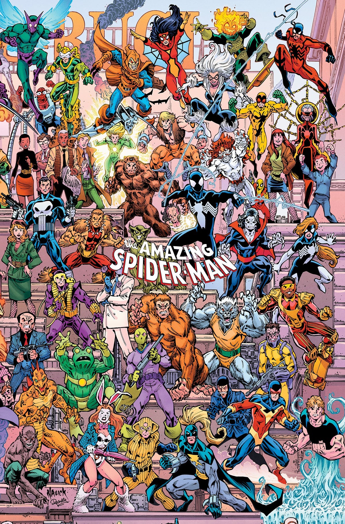 AMAZING SPIDER-MAN #1001 TODD NAUCK 4-PART CONNECTING LEGACY VAR | MARVEL | Comicbookeroo