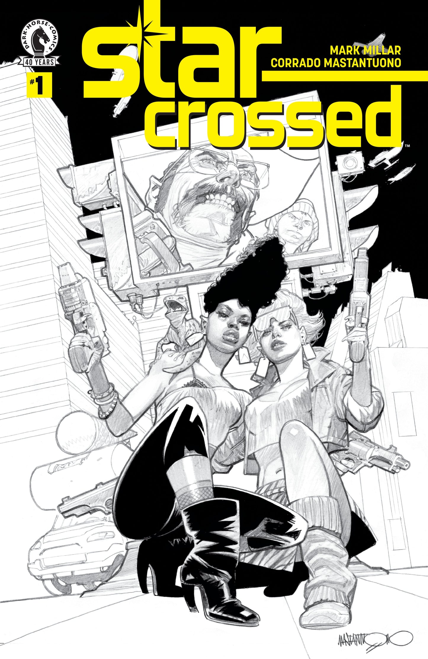 STAR-CROSSED #1 (CVR B) (B&W) (Backorder, Allow 4-5 Weeks)