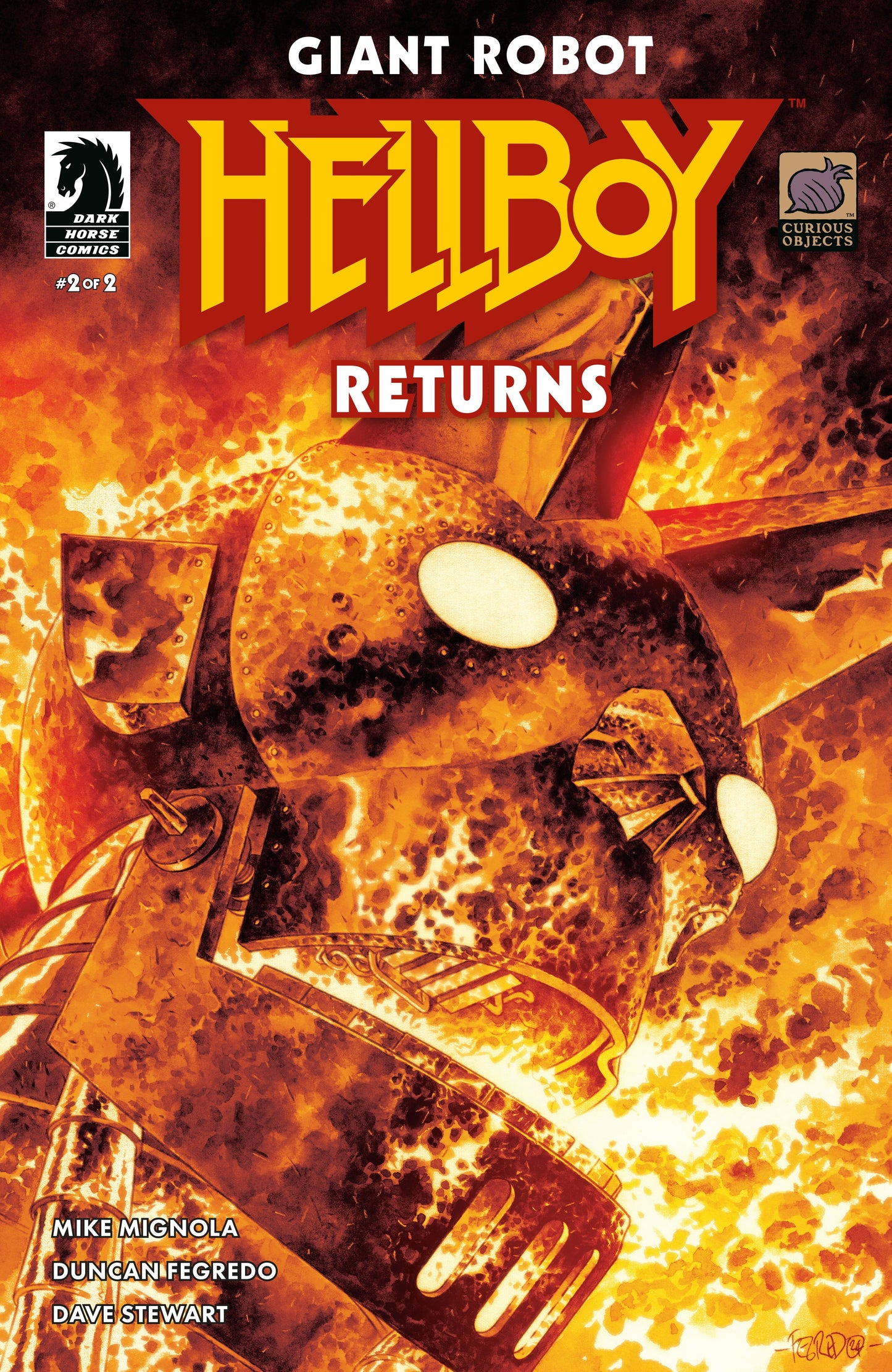GIANT ROBOT HELLBOY RETURNS #2 (CVR A) (DUNCAN FEGREDO) | DARK HORSE COMICS | Comicbookeroo