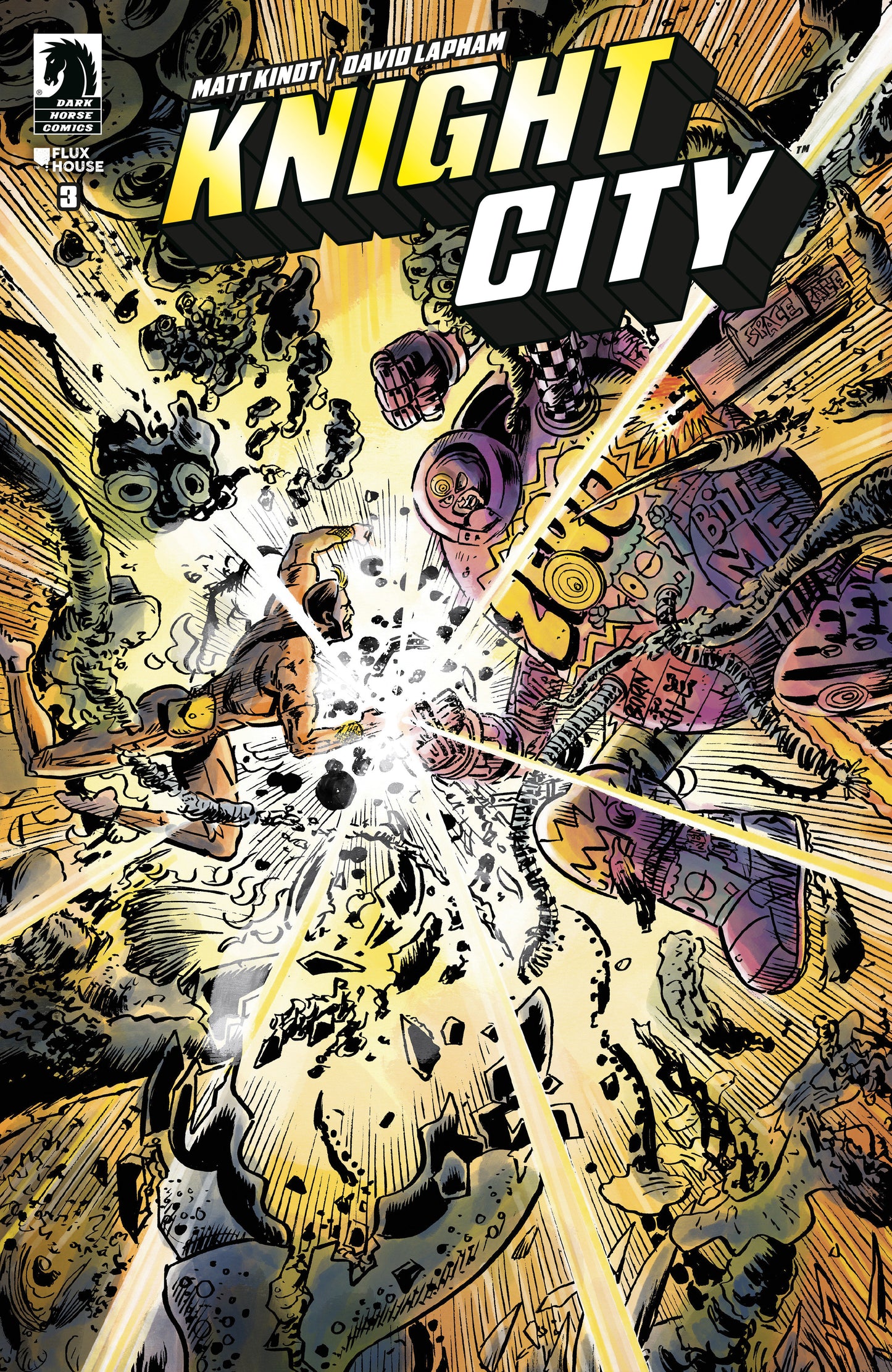 KNIGHT CITY #3 (CVR A) (DAVID LAPHAM) (Backorder, Allow 4-5 Weeks)