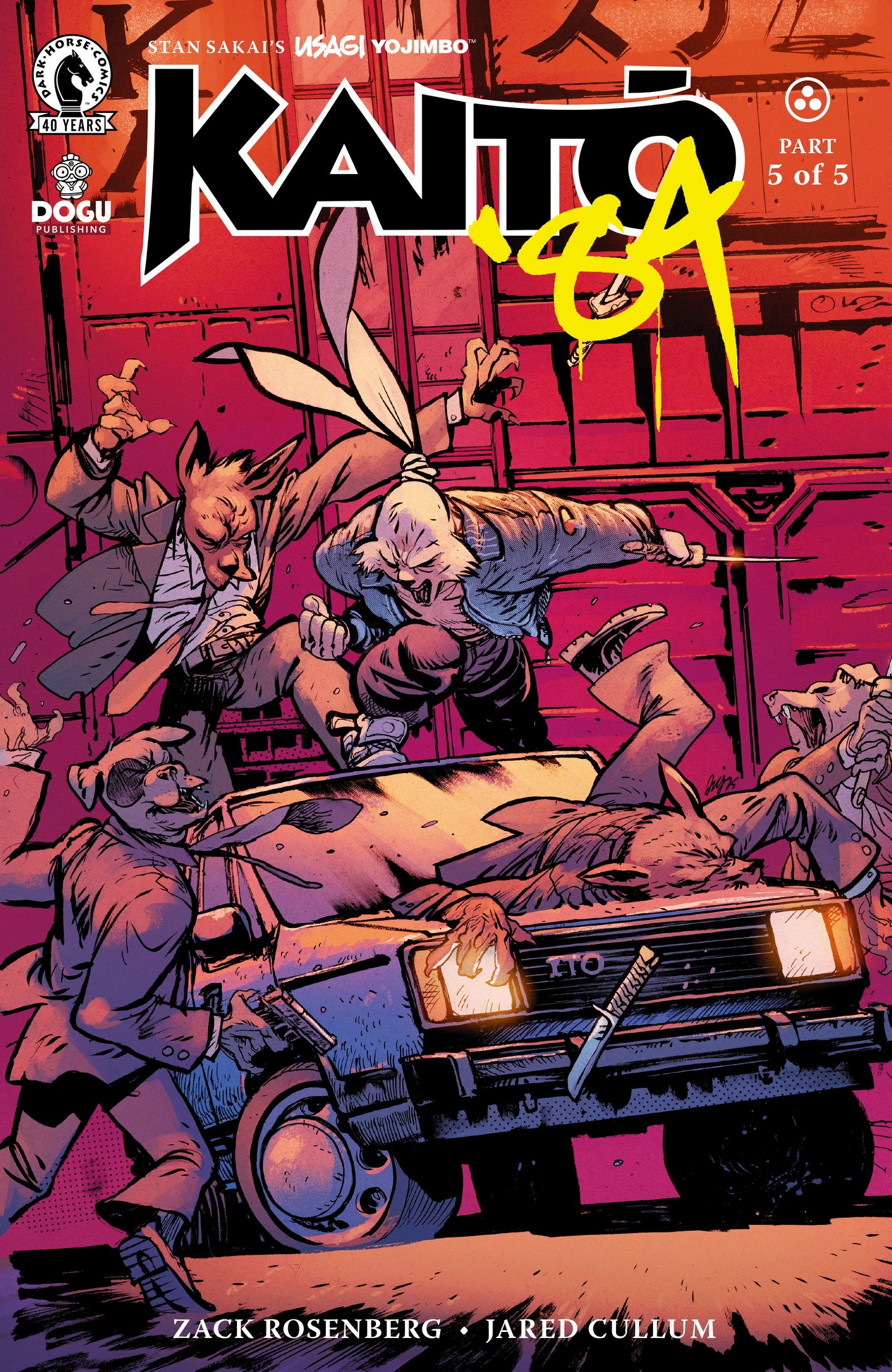 USAGI YOJIMBO: KAITO '84 #5 (CVR C) (DANIEL WARREN JOHNSON) (Backorder, Allow 4-5 Weeks)