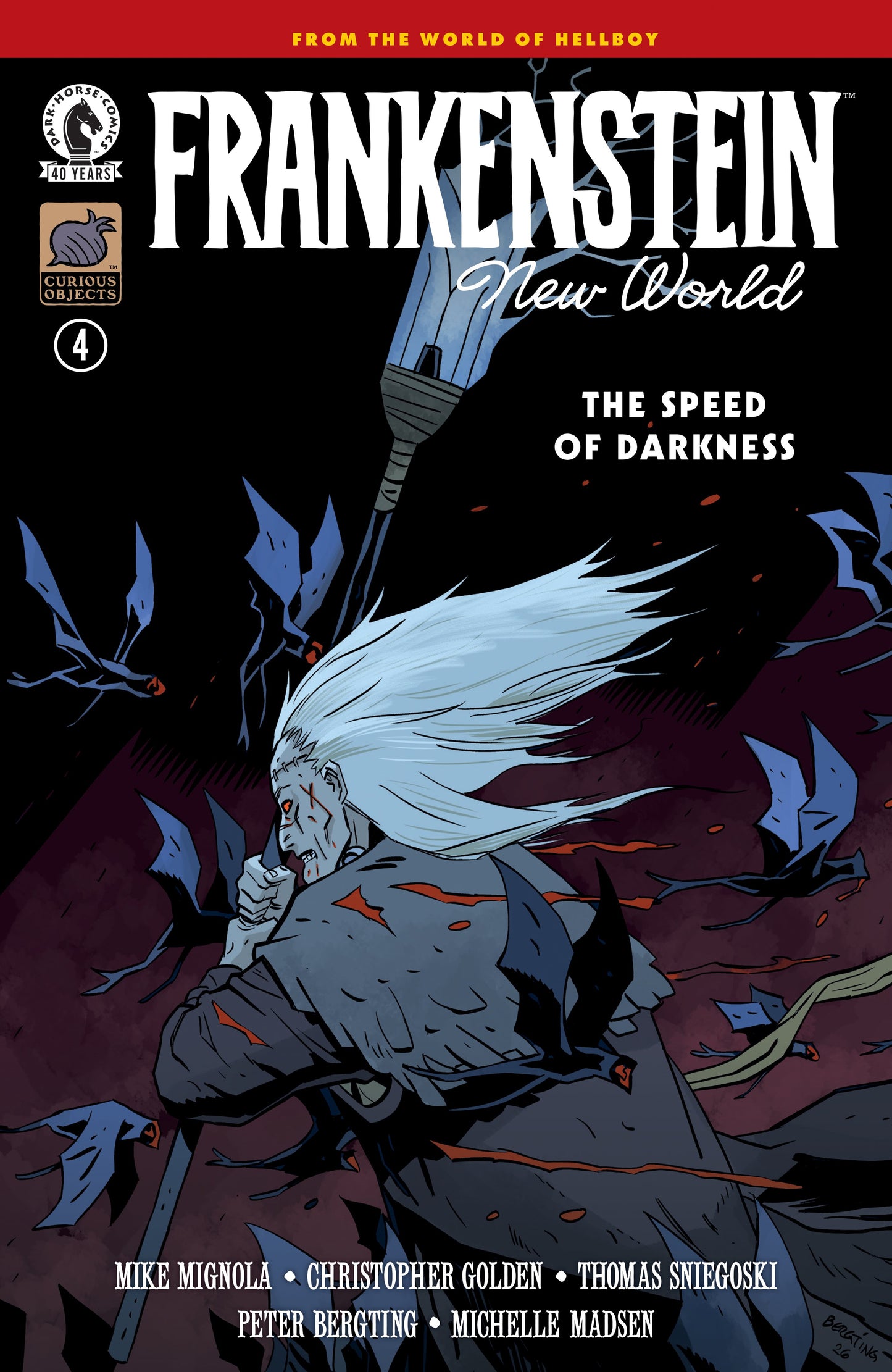 FRANKENSTEIN: NEW WORLD--THE SPEED OF DARKNESS #4 (CVR A) (PETER BERGTING) | DARK HORSE COMICS | Comicbookeroo