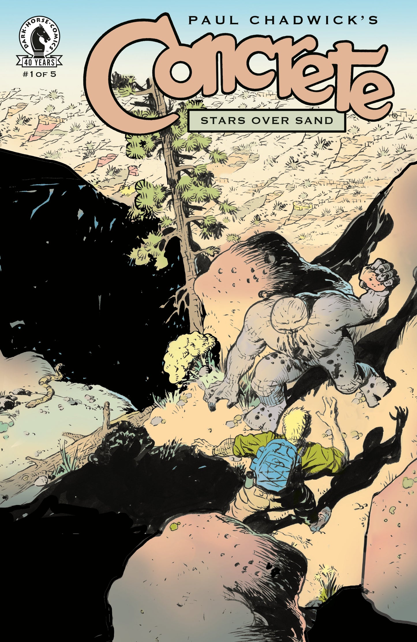 CONCRETE: STARS OVER SAND #1 (CVR B) (PAUL CHADWICK) (Backorder, Allow 4-5 Weeks)