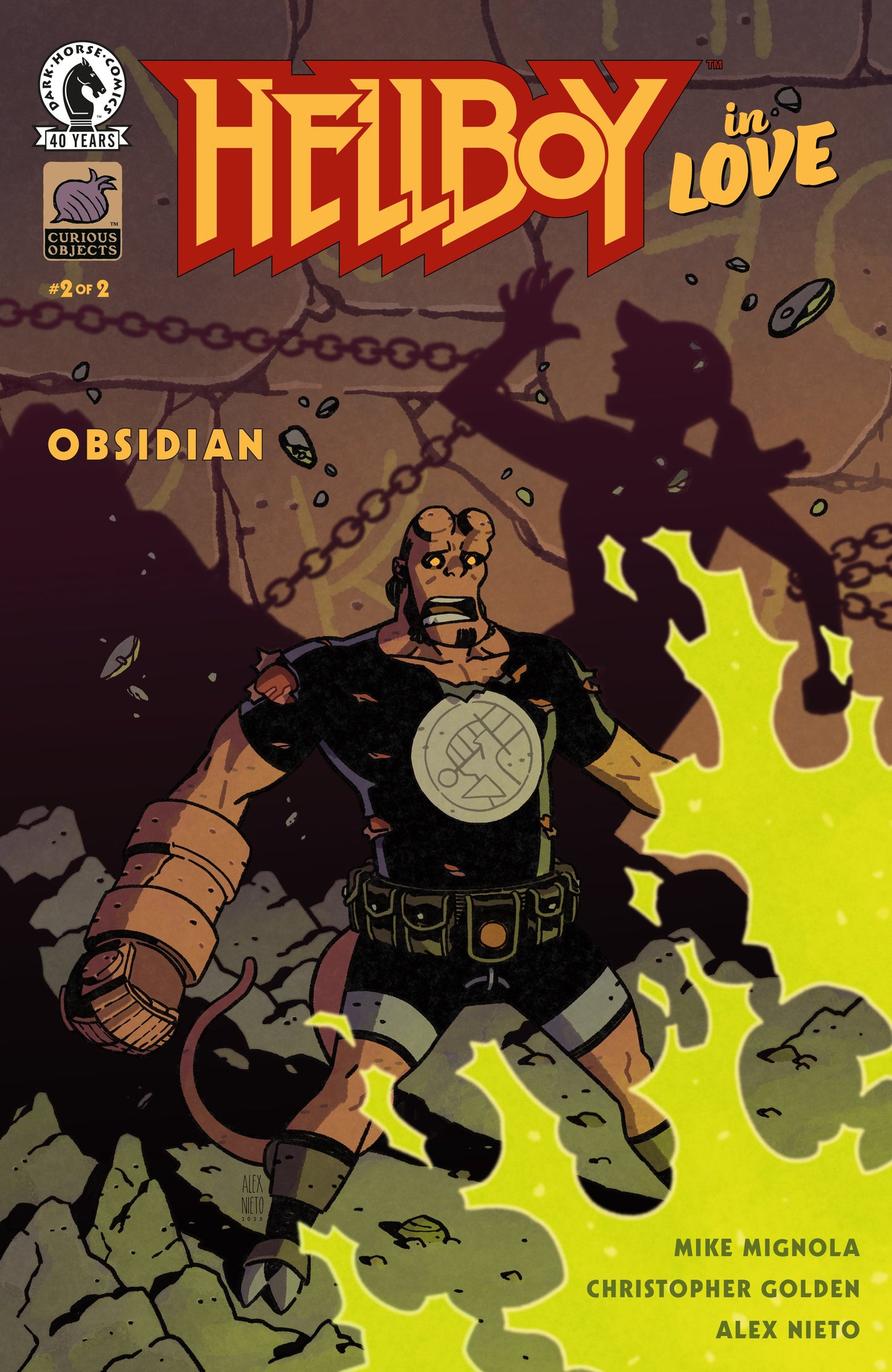 HELLBOY IN LOVE: OBSIDIAN #2 (CVR A) (ALEX NIETO) (Backorder, Allow 4-5 Weeks)