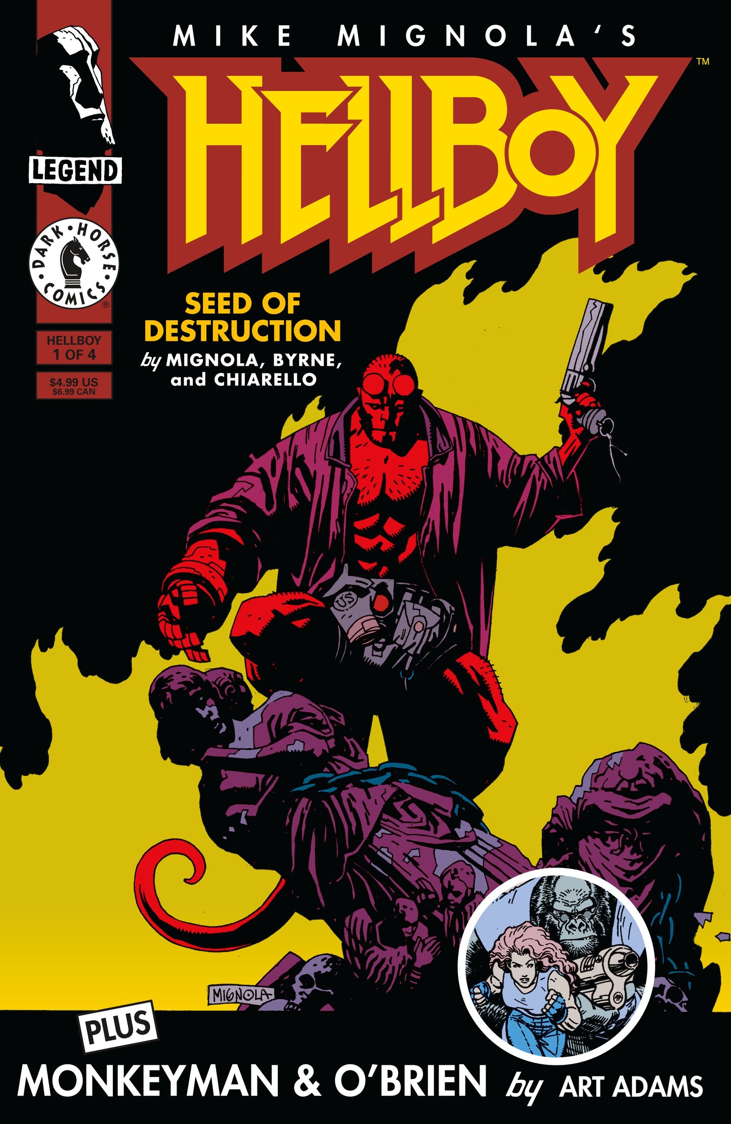 HELLBOY: SEED OF DESTRUCTION #1 (FACSIMILE REPRINT) (CVR A) (MIKE MIGNOLA) (Backorder, Allow 4-5 Weeks)