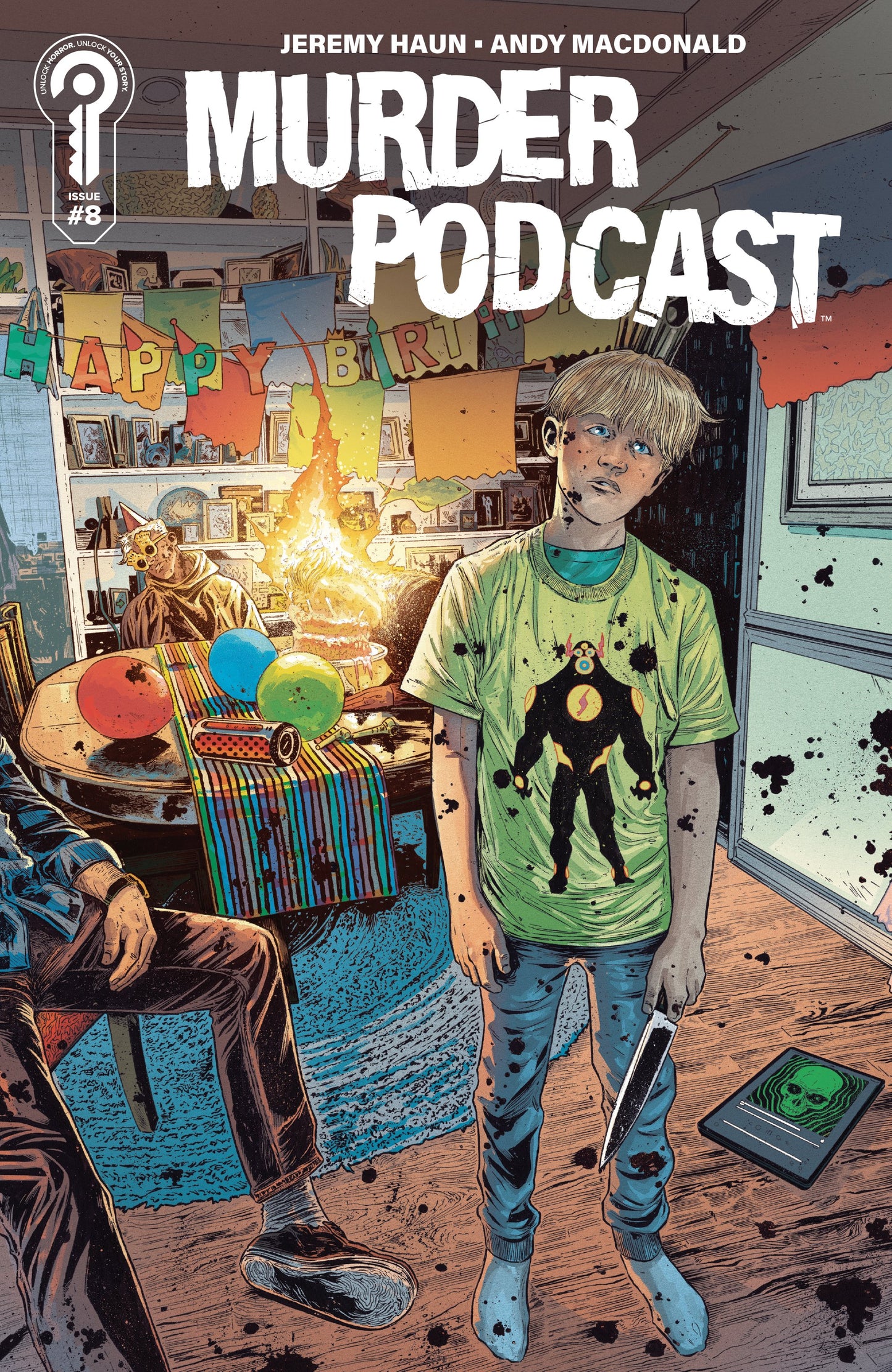 MURDER PODCAST #8 COVER A JEREMY HAUN (Backorder, Allow 4-5 Weeks)