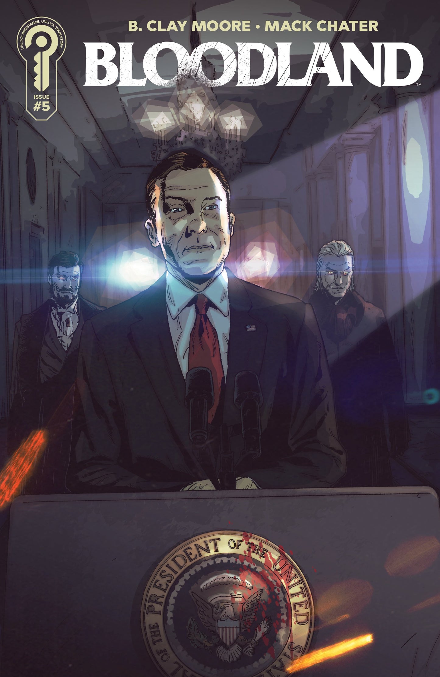 BLOODLAND #5 COVER A MACK CHATER (Backorder, Allow 4-5 Weeks)