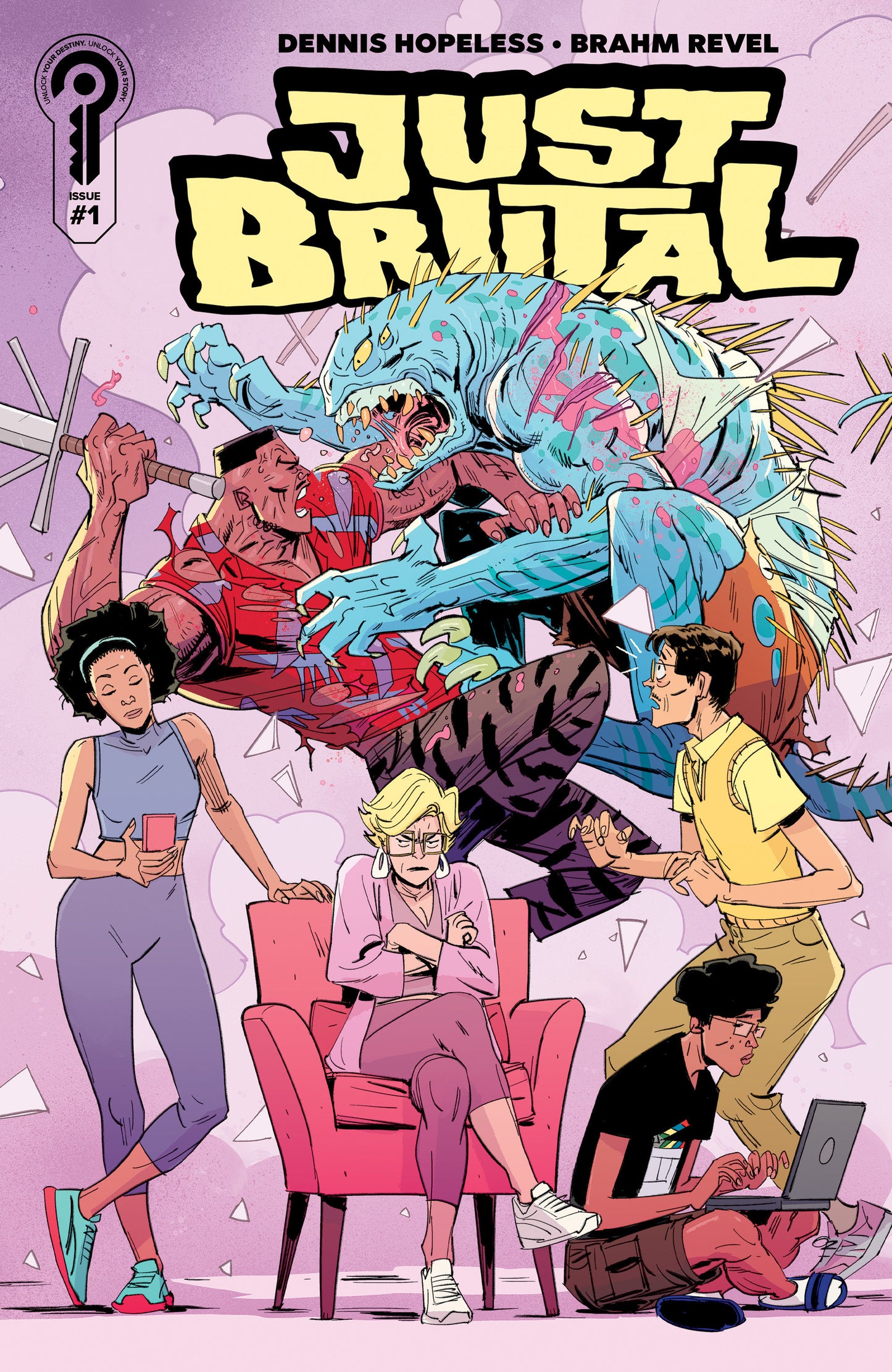 JUST BRUTAL #1 COVER A BRAHM REVEL (Backorder, Allow 4-5 Weeks)