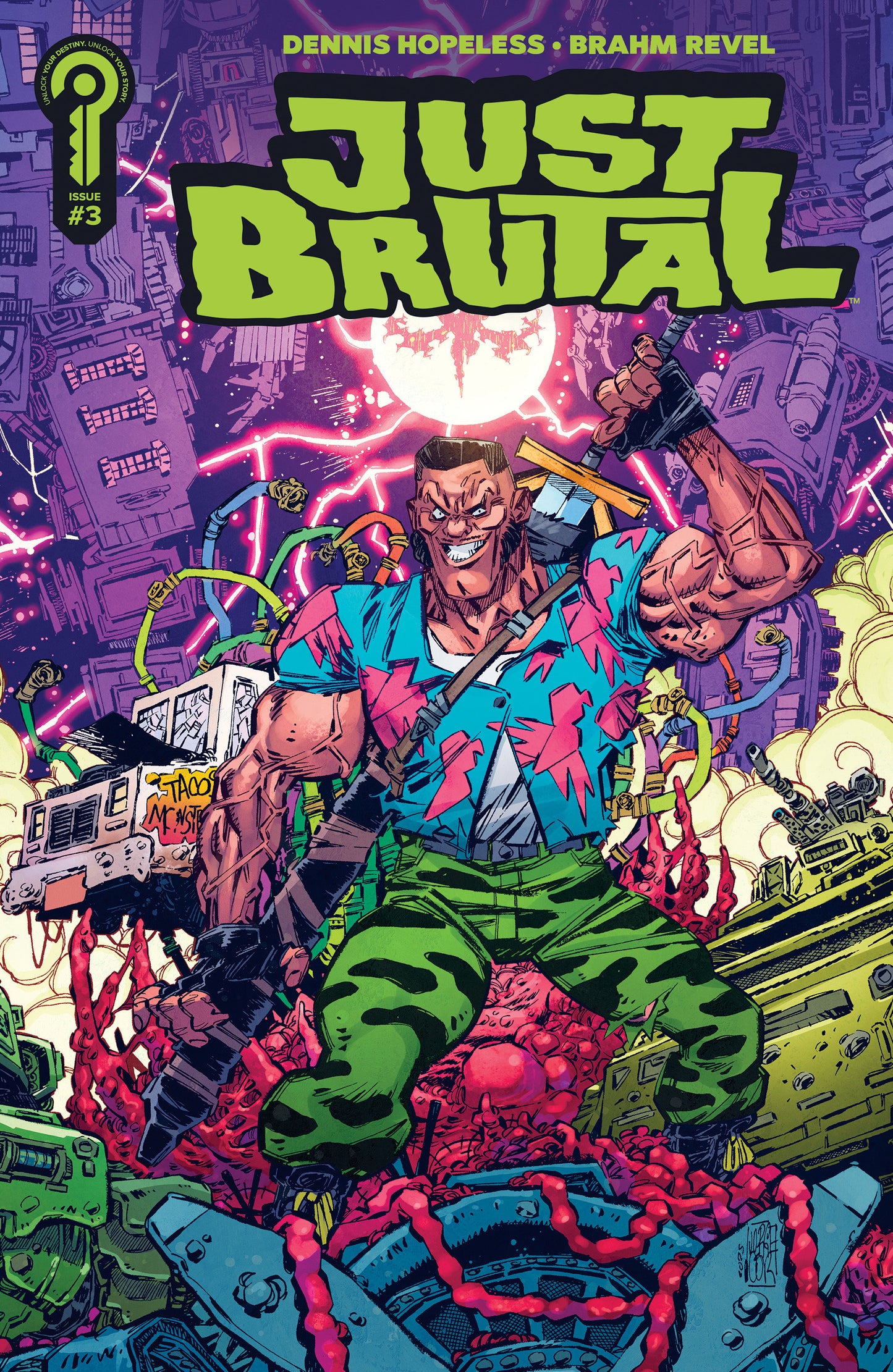 JUST BRUTAL #3 COVER B JORGE CORONA (Backorder, Allow 4-5 Weeks)