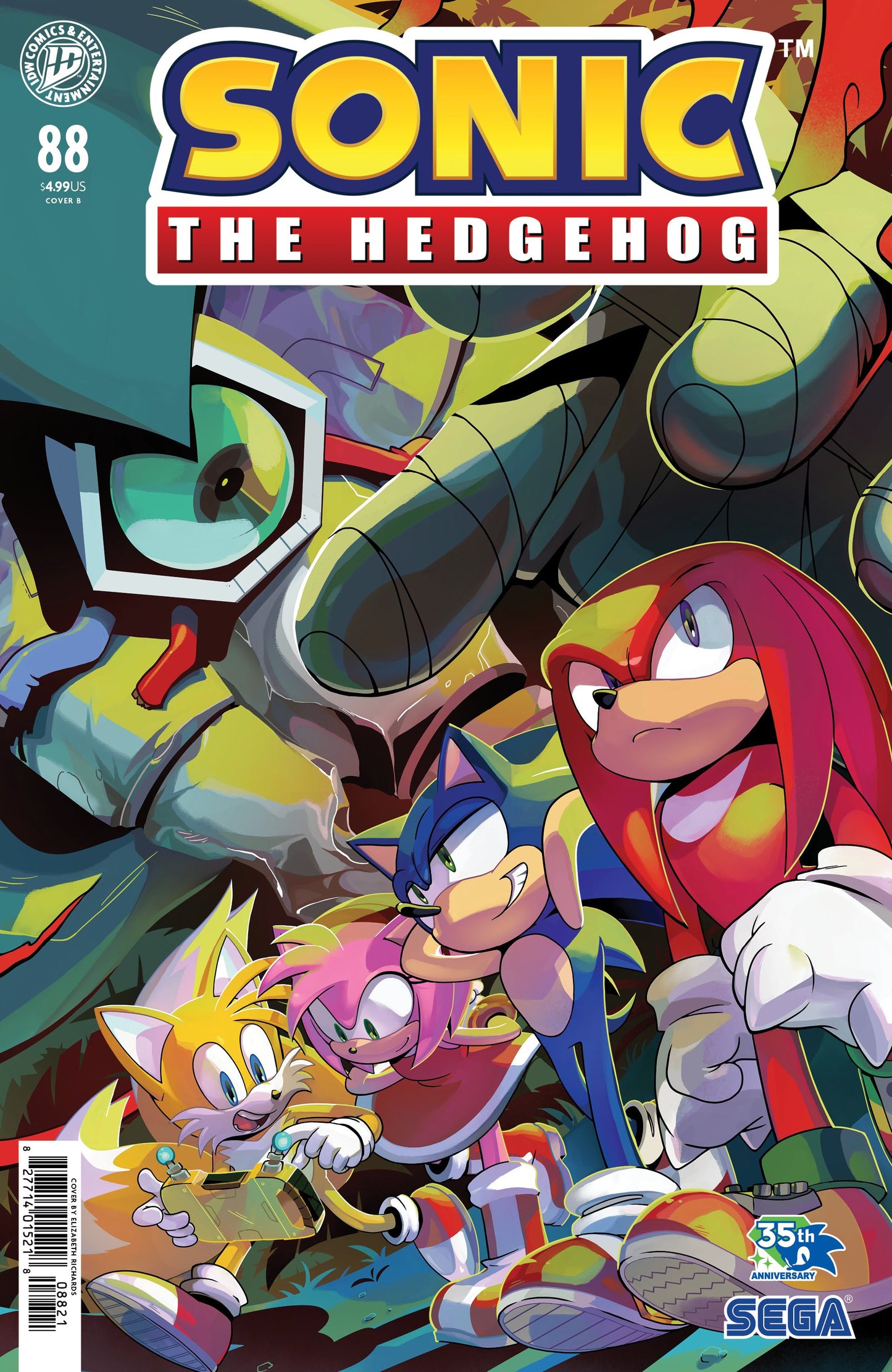 SONIC THE HEDGEHOG #88 VAR B (RICHARDS) (Backorder, Allow 4-5 Weeks)