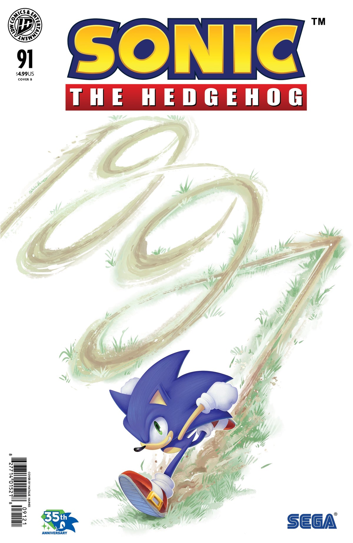 SONIC THE HEDGEHOG #91 VAR B