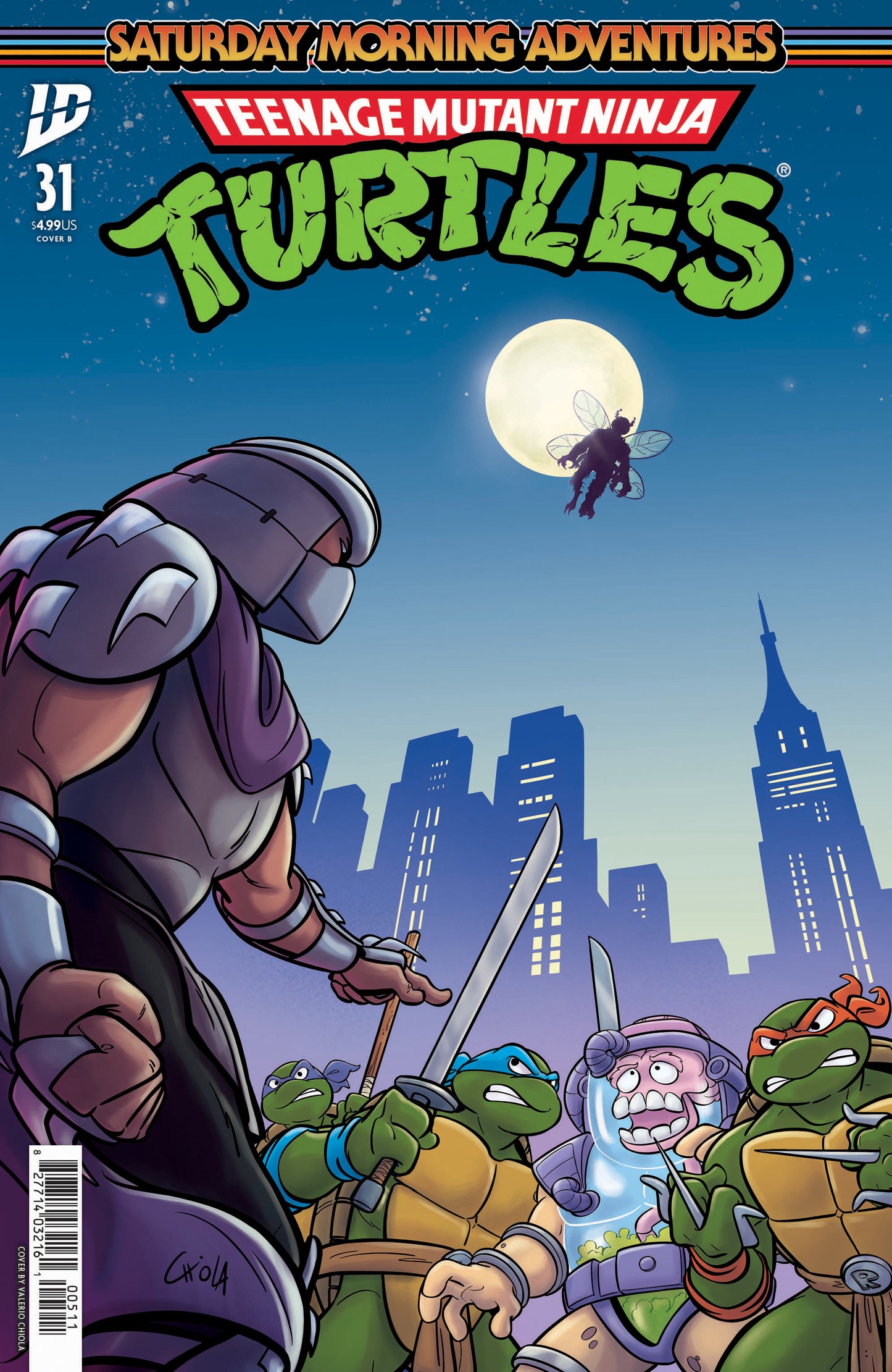 TMNT SATURDAY MORNING ADV #31 VAR B (Backorder, Allow 4-5 Weeks)