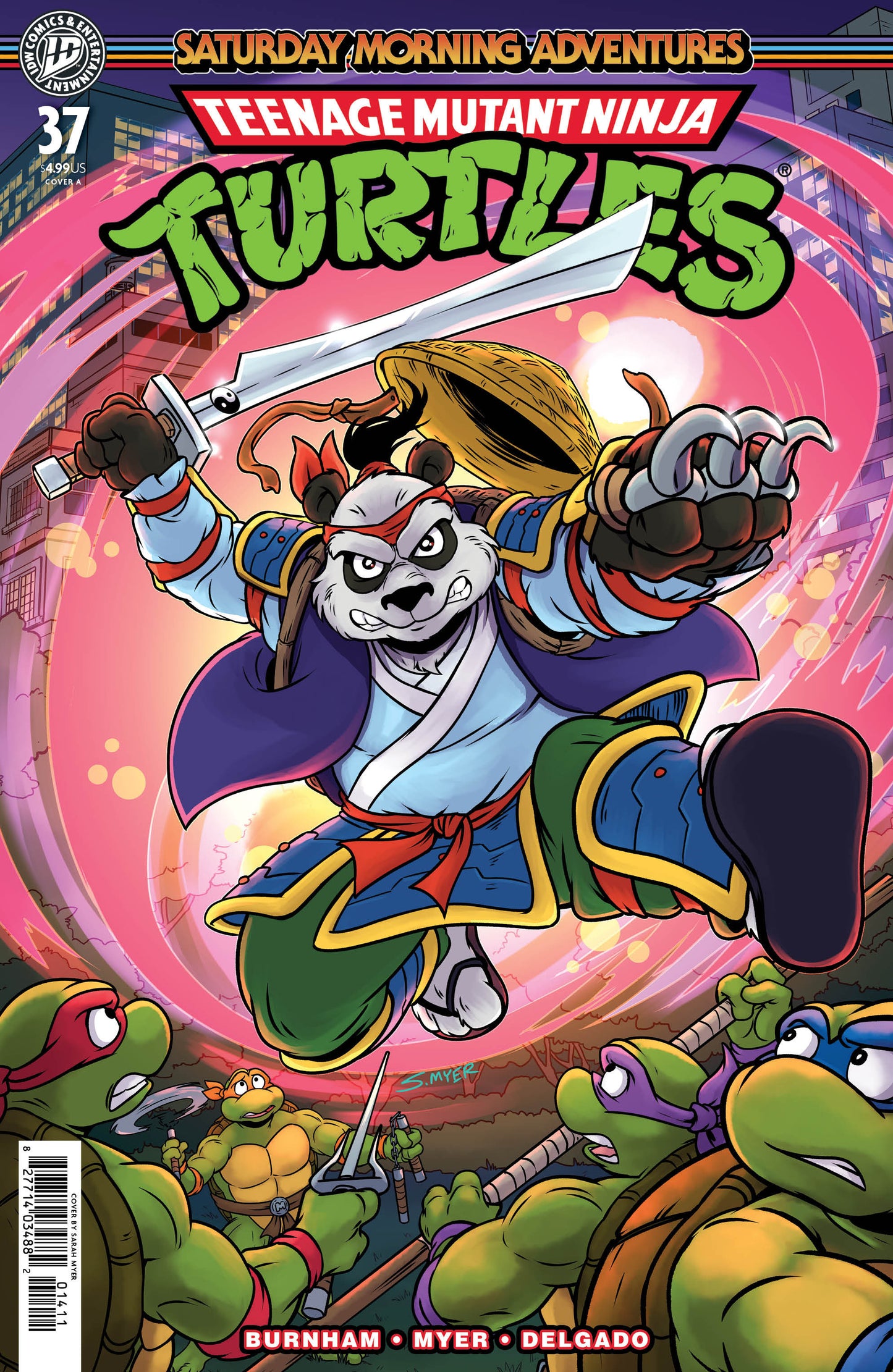 TMNT SATURDAY MORNING ADV #37 COVER A (MYER) (Backorder, Allow 4-5 Weeks)