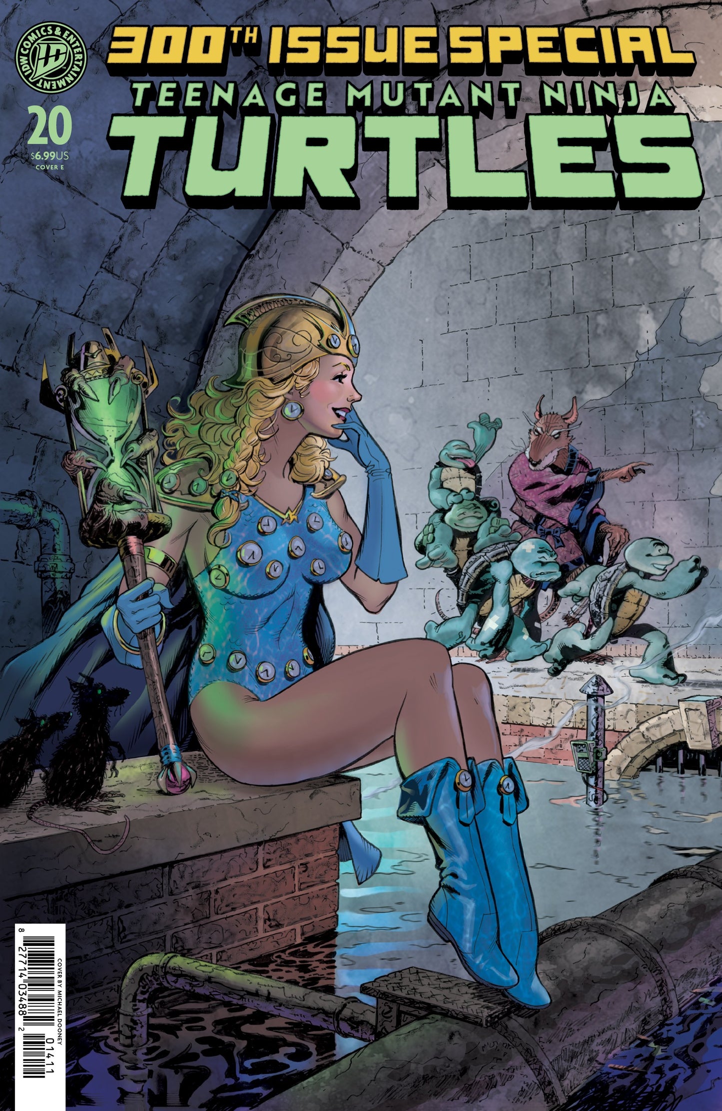 TEENAGE MUTANT NINJA TURTLES 2024 #20 300TH ISSUE SPECIAL VAR E (DOONEY) (Backorder, Allow 4-5 Weeks)