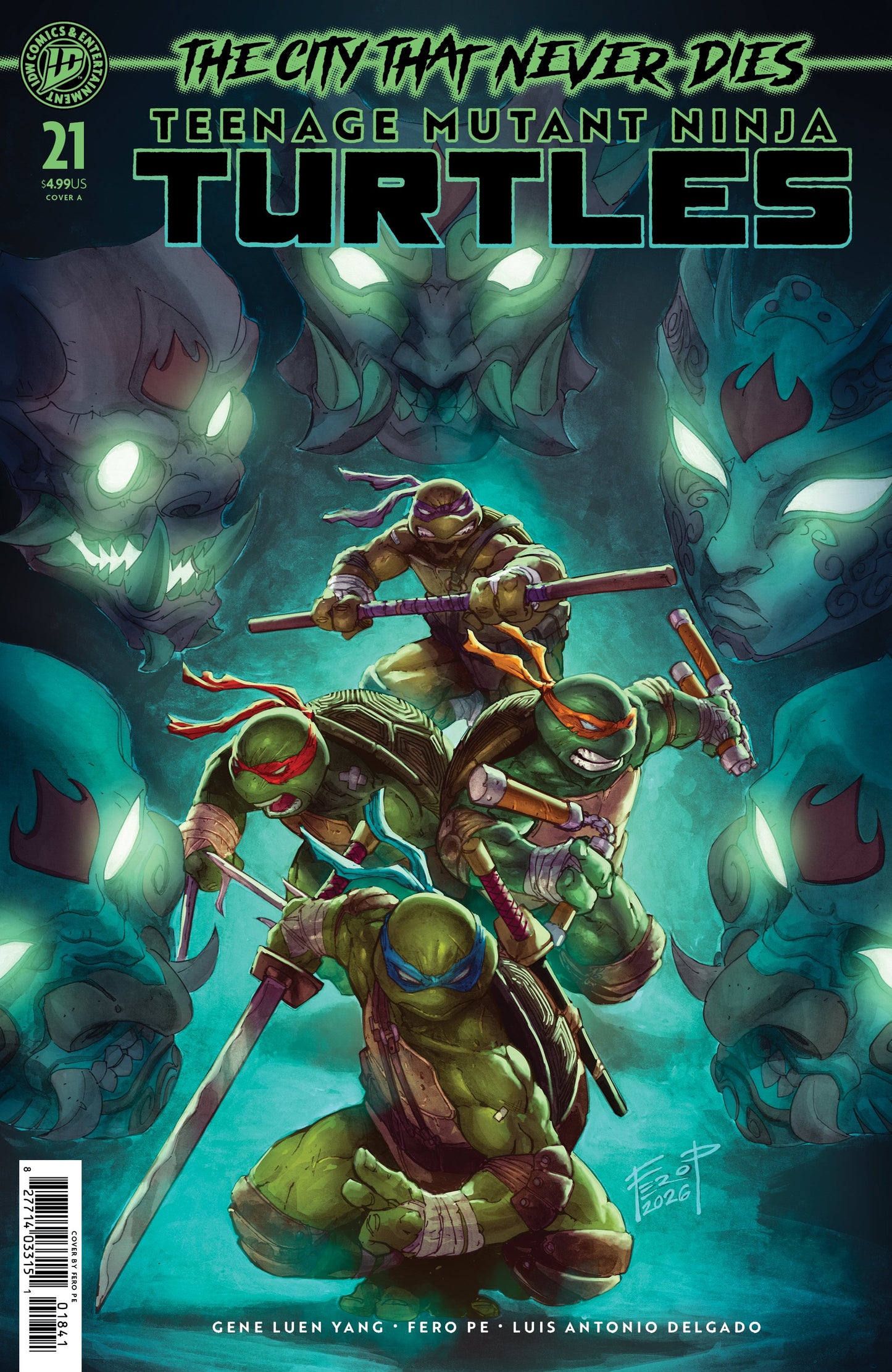 TEENAGE MUTANT NINJA TURTLES 2024 #21 COVER A (PE) | IDW PUBLISHING | Comicbookeroo