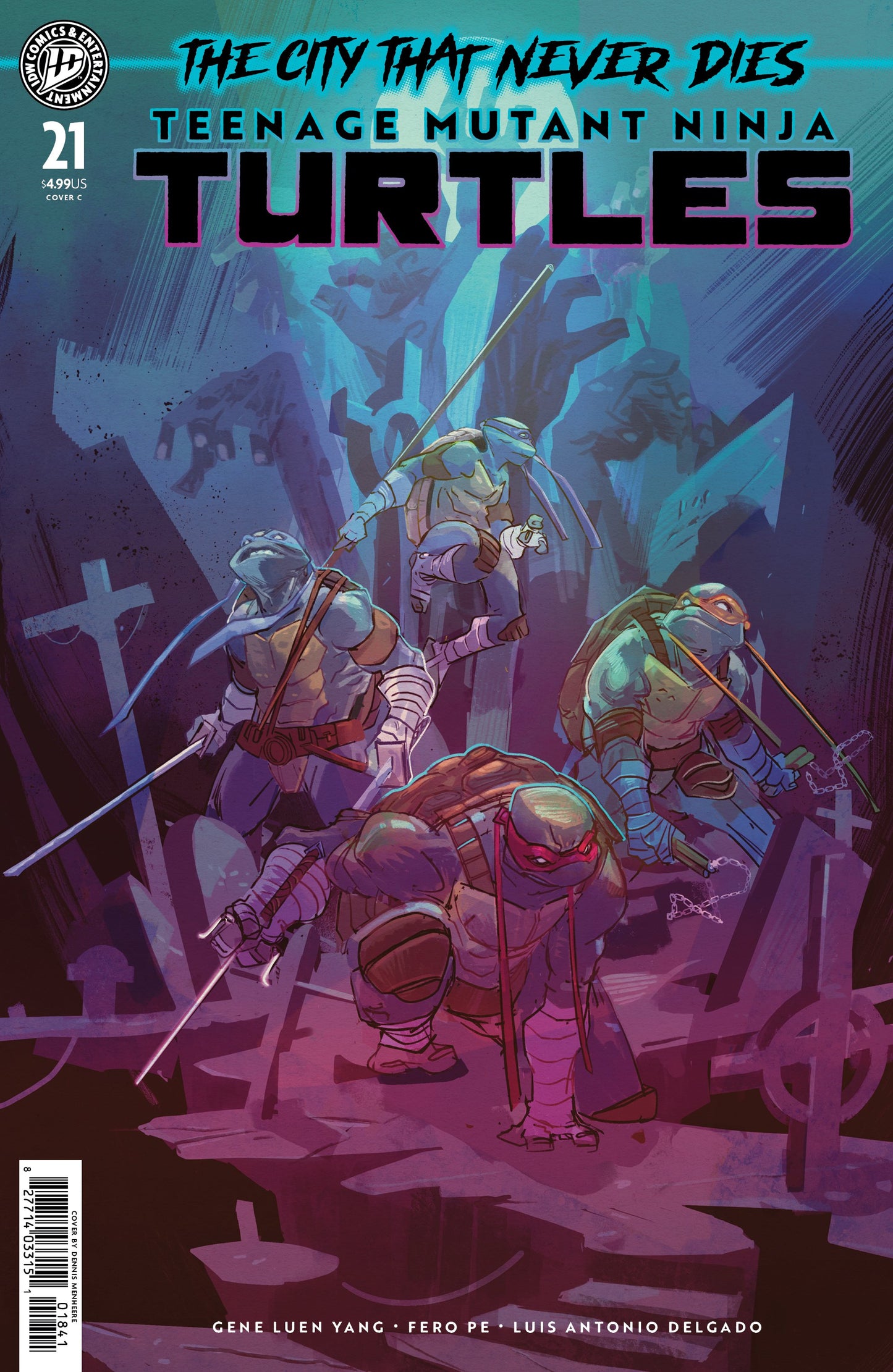 TEENAGE MUTANT NINJA TURTLES 2024 #21 VAR C (MENHEERE) | IDW PUBLISHING | Comicbookeroo