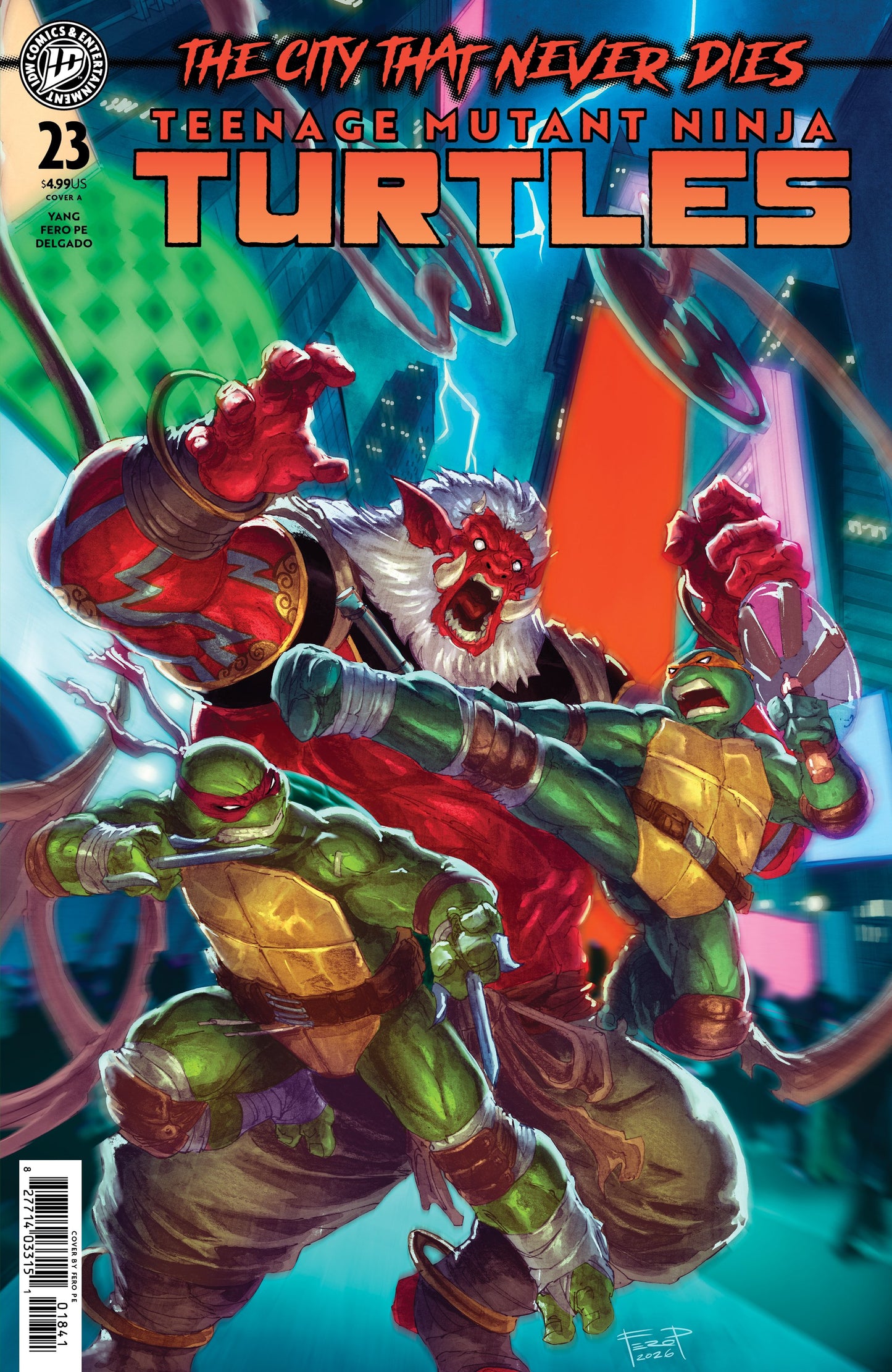 TEENAGE MUTANT NINJA TURTLES #23 COVER A