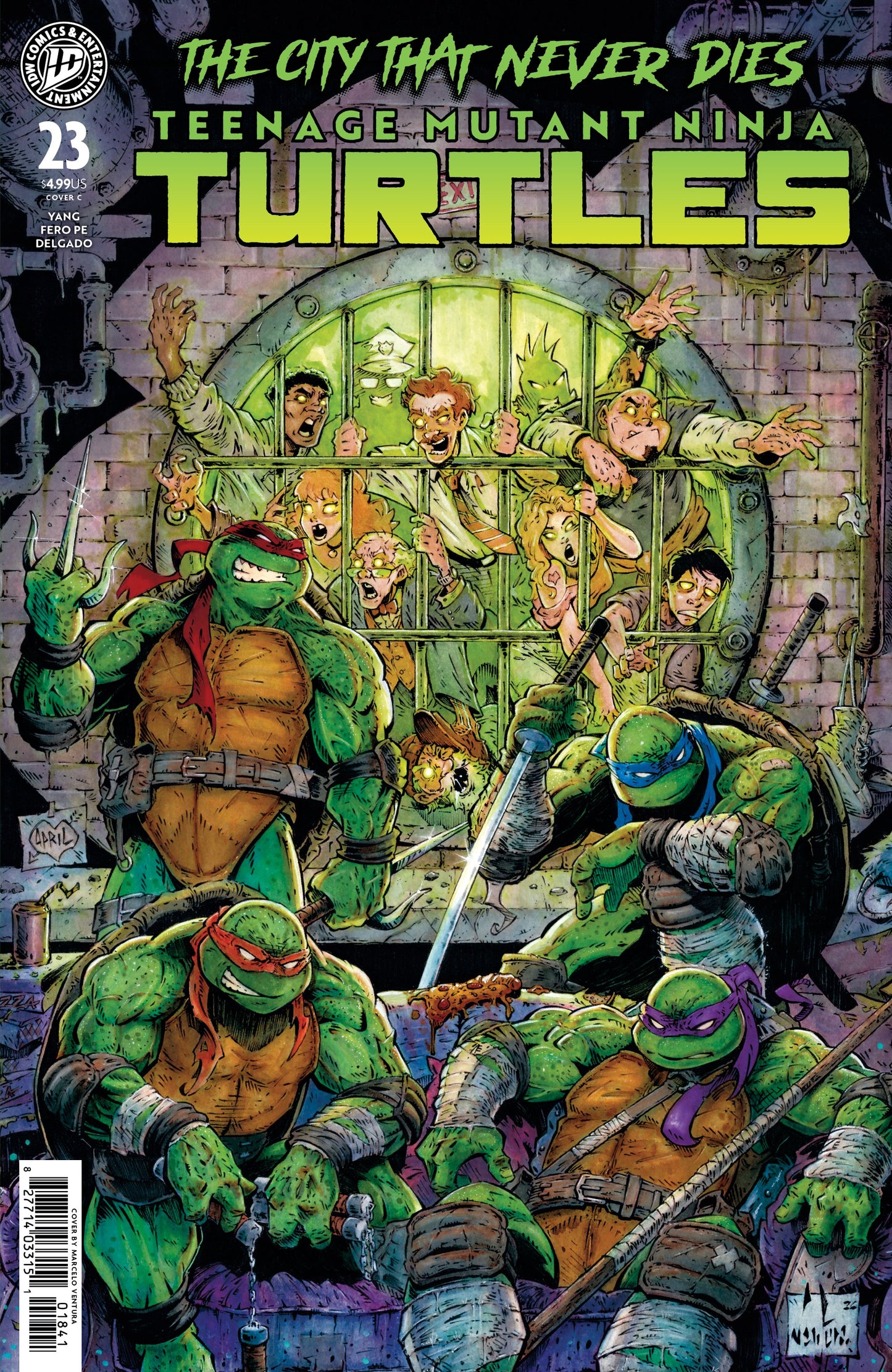 TEENAGE MUTANT NINJA TURTLES #23 VAR C