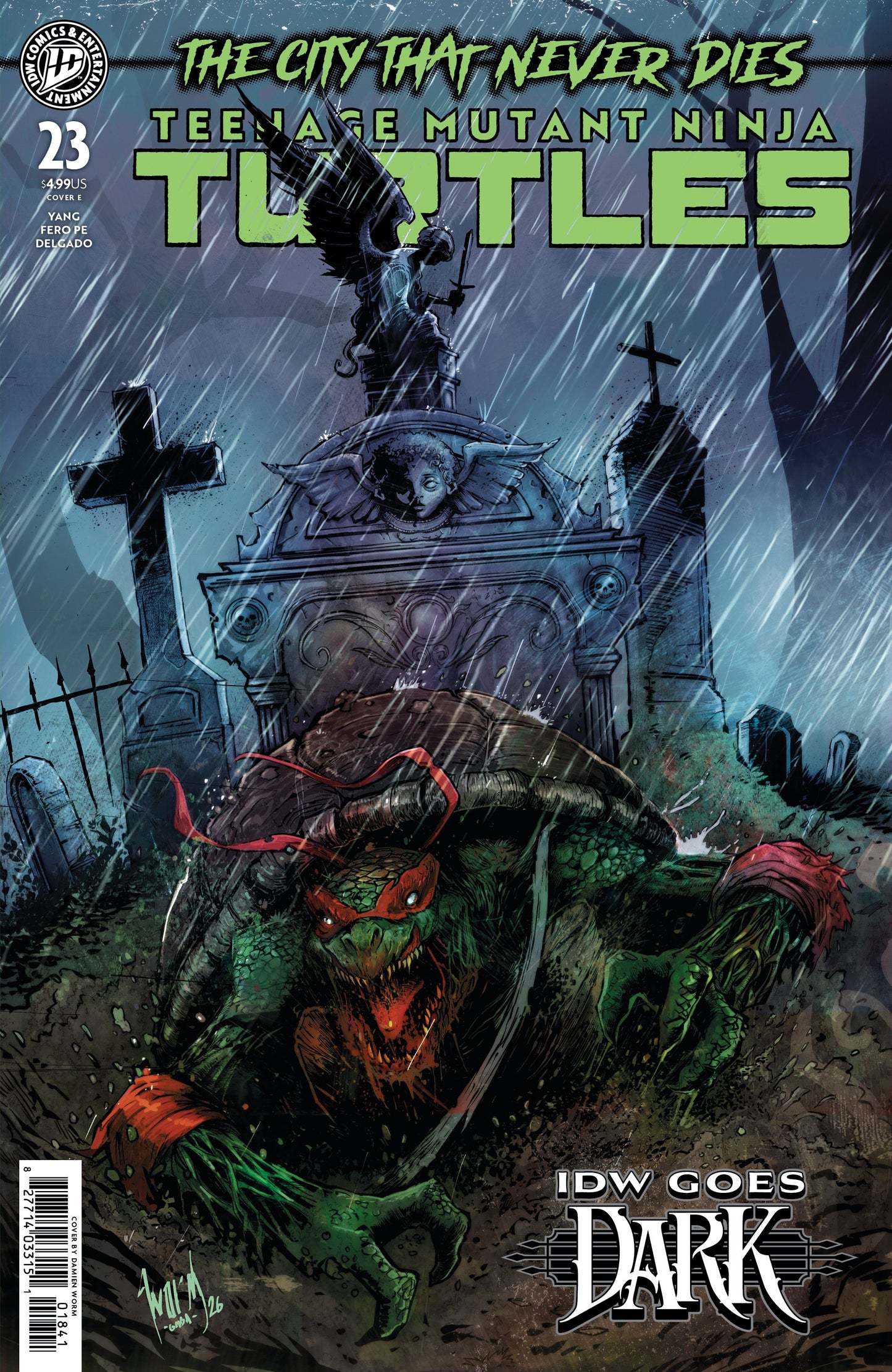 TEENAGE MUTANT NINJA TURTLES #23 VAR E