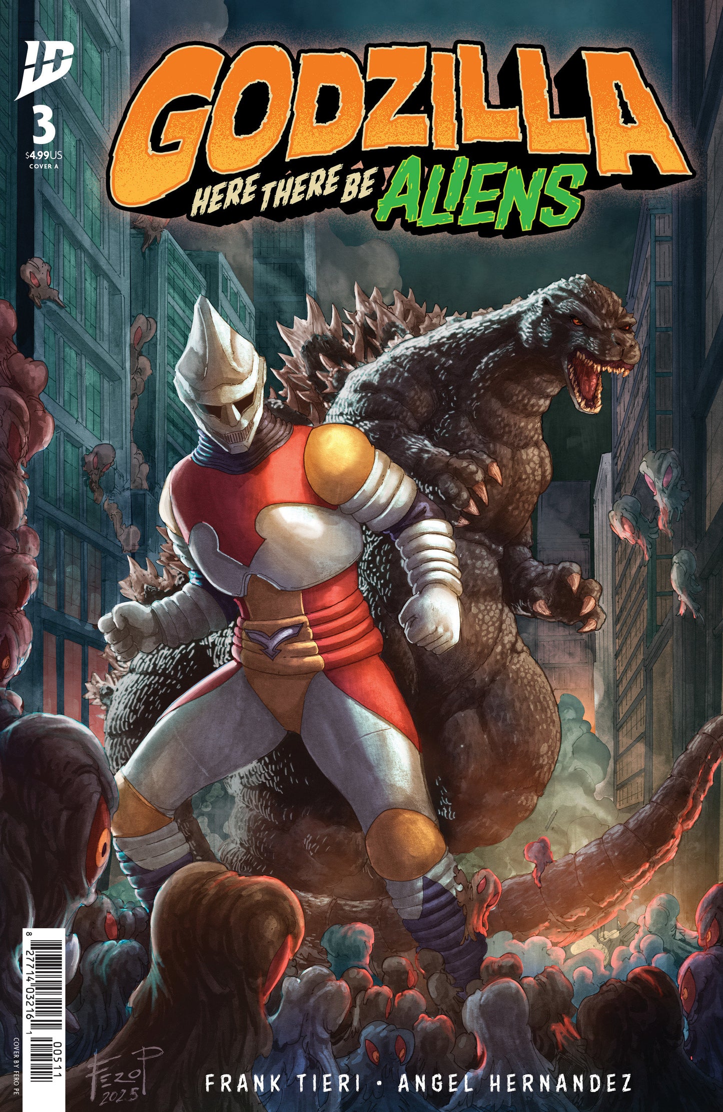 GODZILLA HERE THERE BE ALIENS #3 CVR A PE (Backorder, Allow 4-5 Weeks)