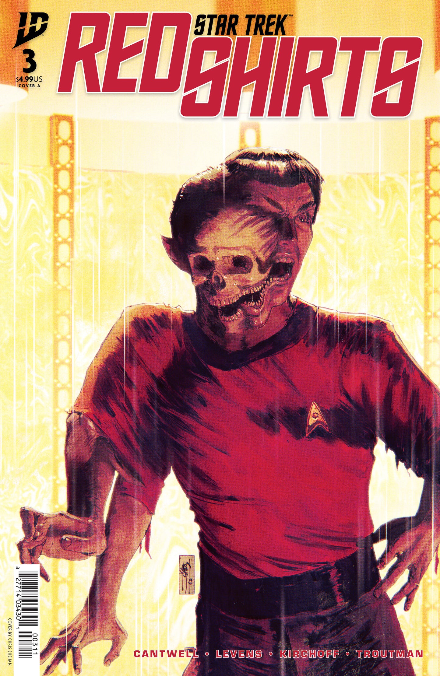 STAR TREK RED SHIRTS #3 COVER A (SHEHAN) (Backorder, Allow 4-5 Weeks)